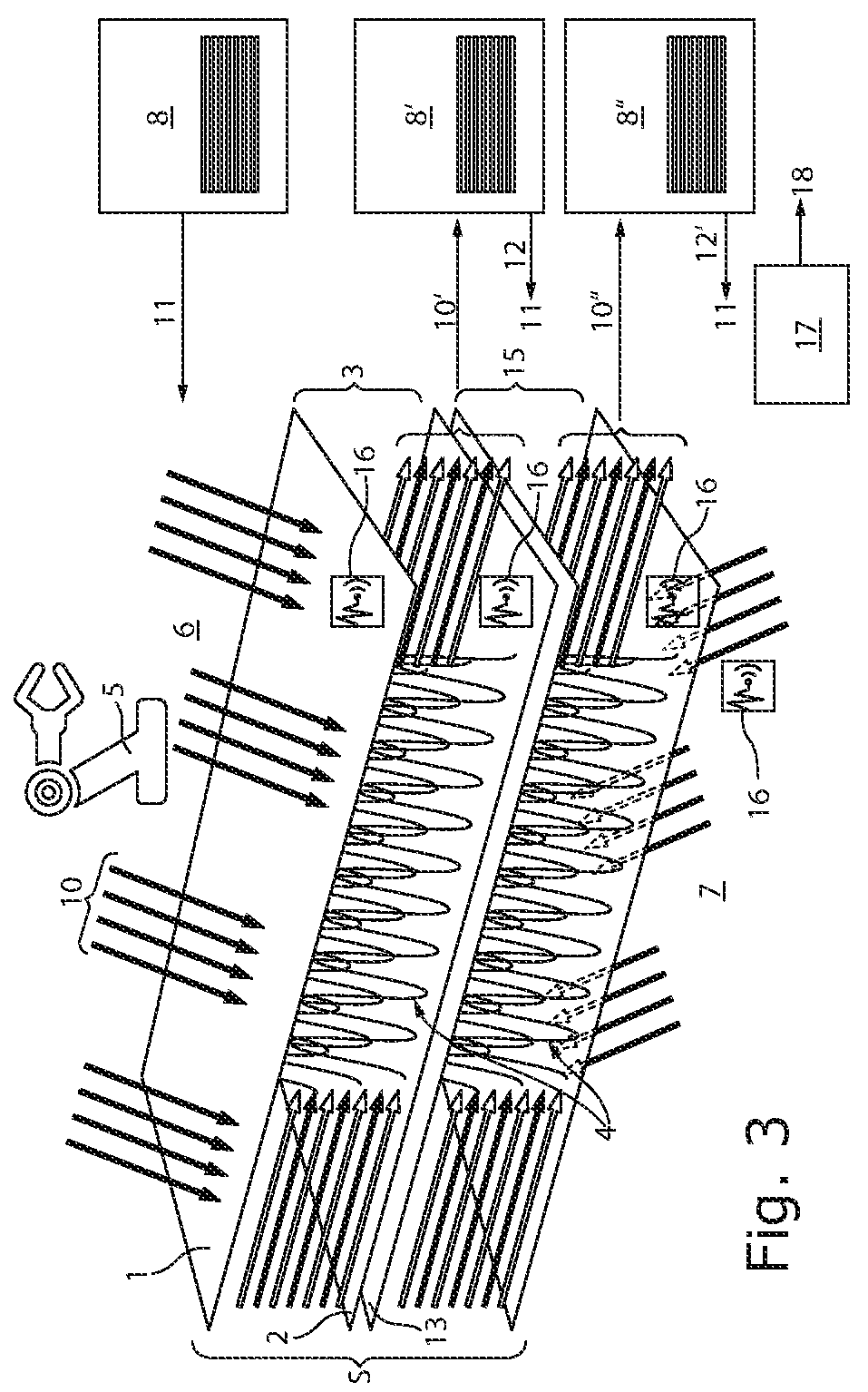 Patent US12320546 Figure 3 – Apparatus having a protective envelope, use thereof, and method for operating a room region