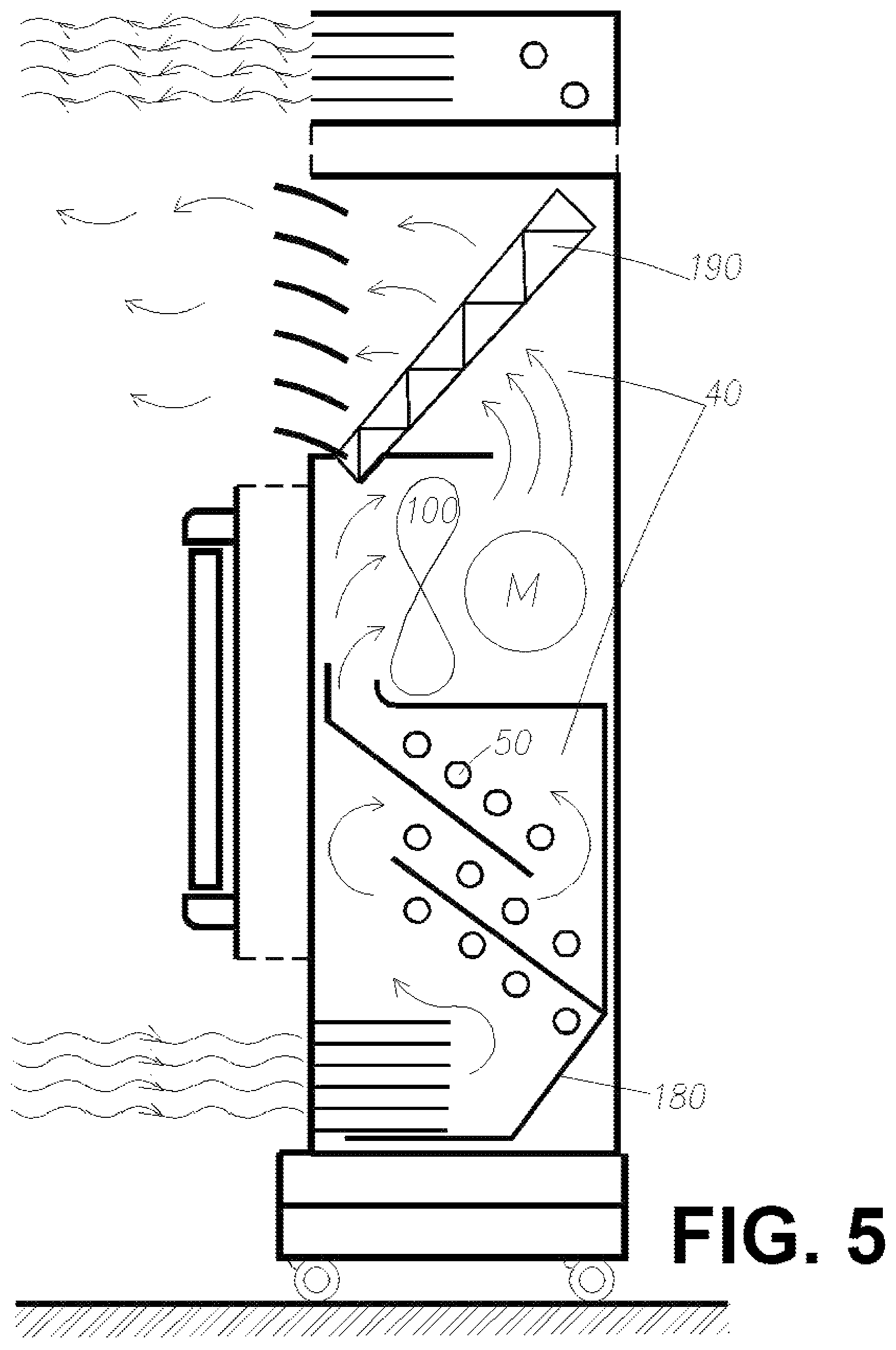 Patent US12320547 Figure 3 – Air sanitizer with boundlessly-extended sanitizing chamber and method of using same