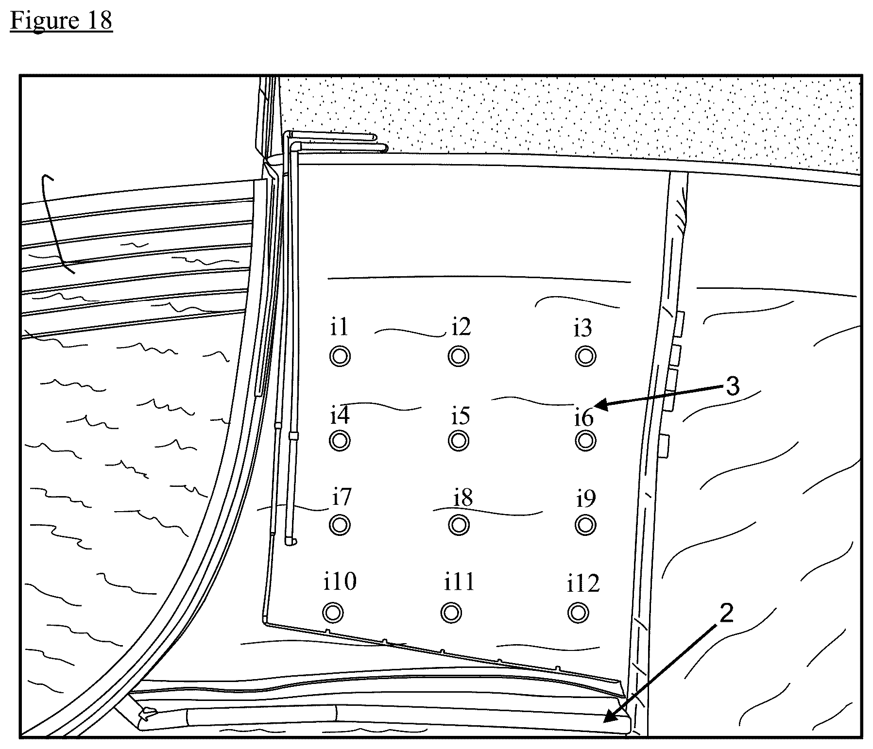 Patent US12320548 Figure 10 – Localized heating system for large water bodies with a partial confinement system