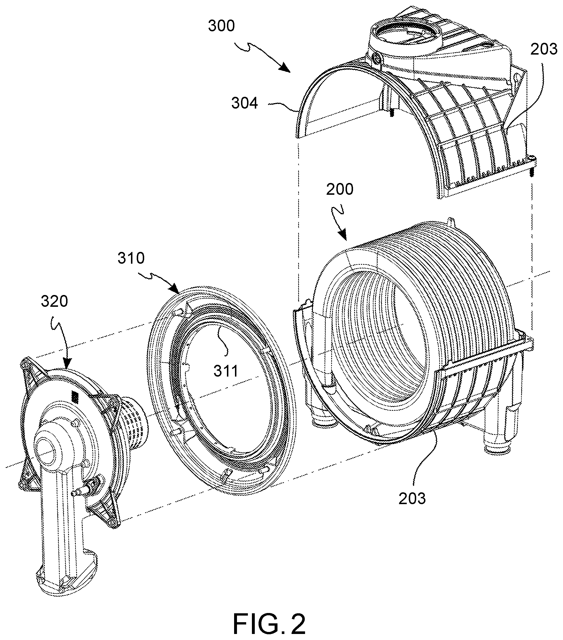 Patent US12320549 Figure 2 – Tube winding for a gas heat exchange cell for a boiler