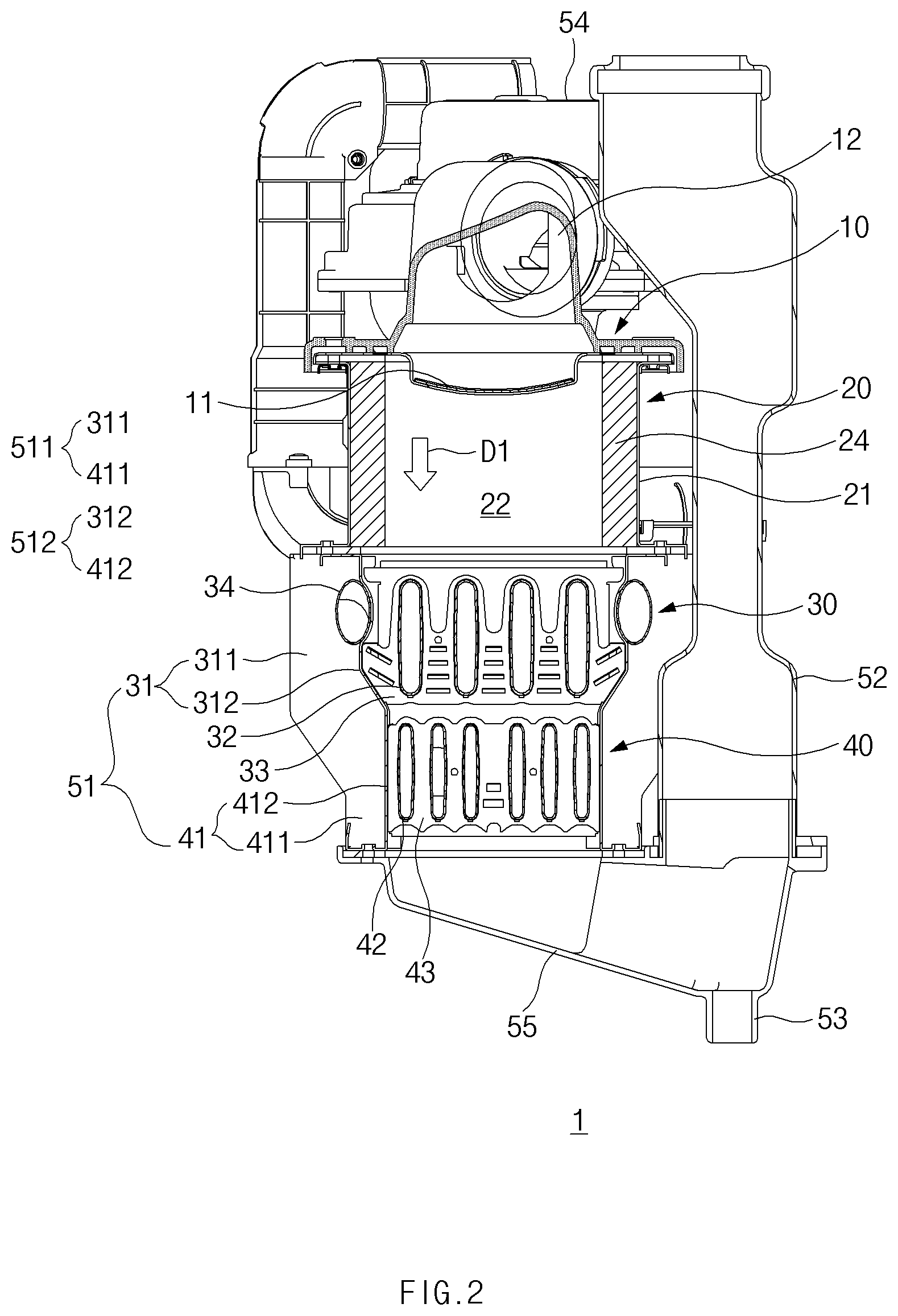 Patent US12320550 Figure 2 – Heat-exchange pipe, heat-exchanger unit using same, and condensing boiler using same