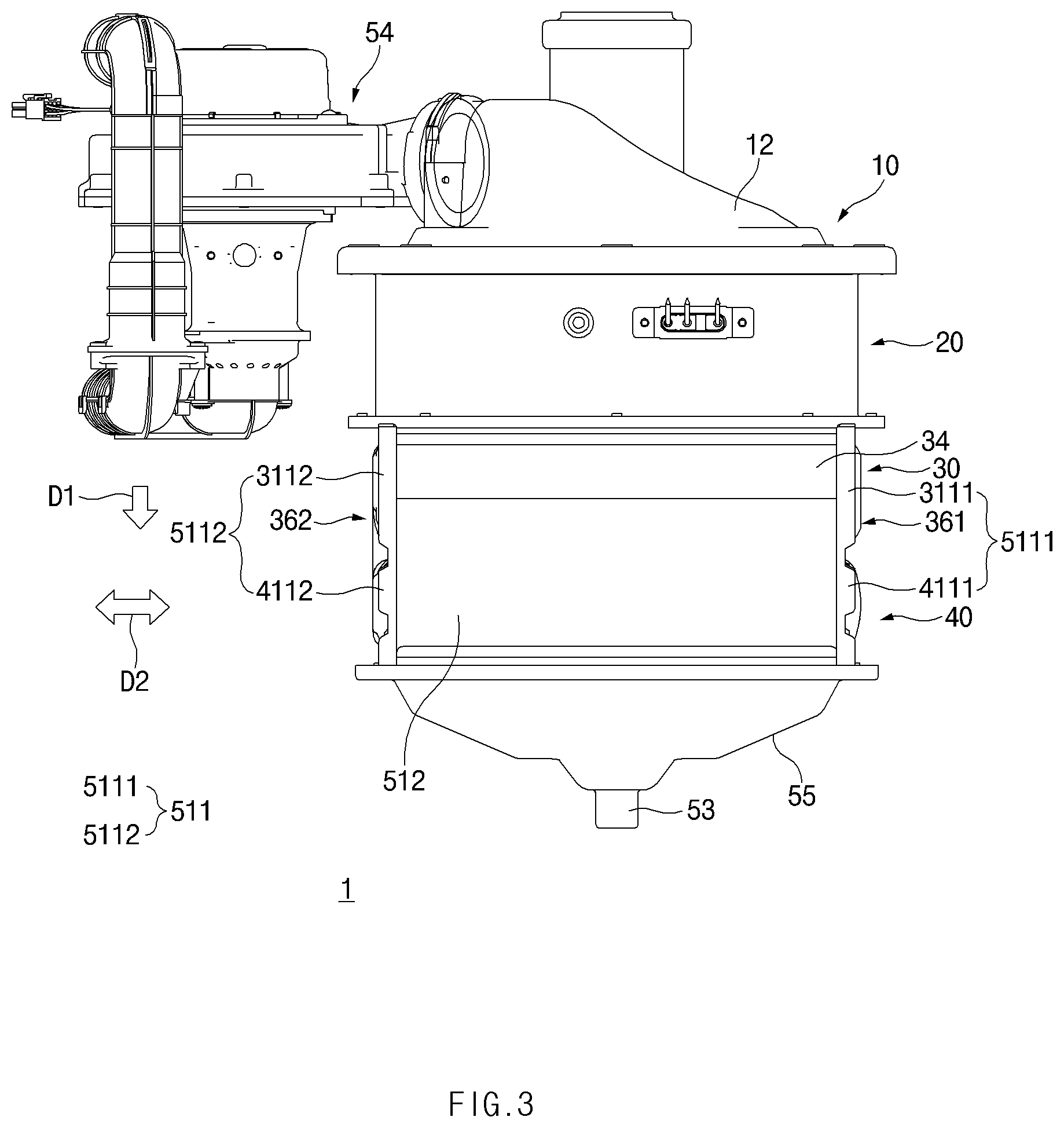 Patent US12320550 Figure 3 – Heat-exchange pipe, heat-exchanger unit using same, and condensing boiler using same