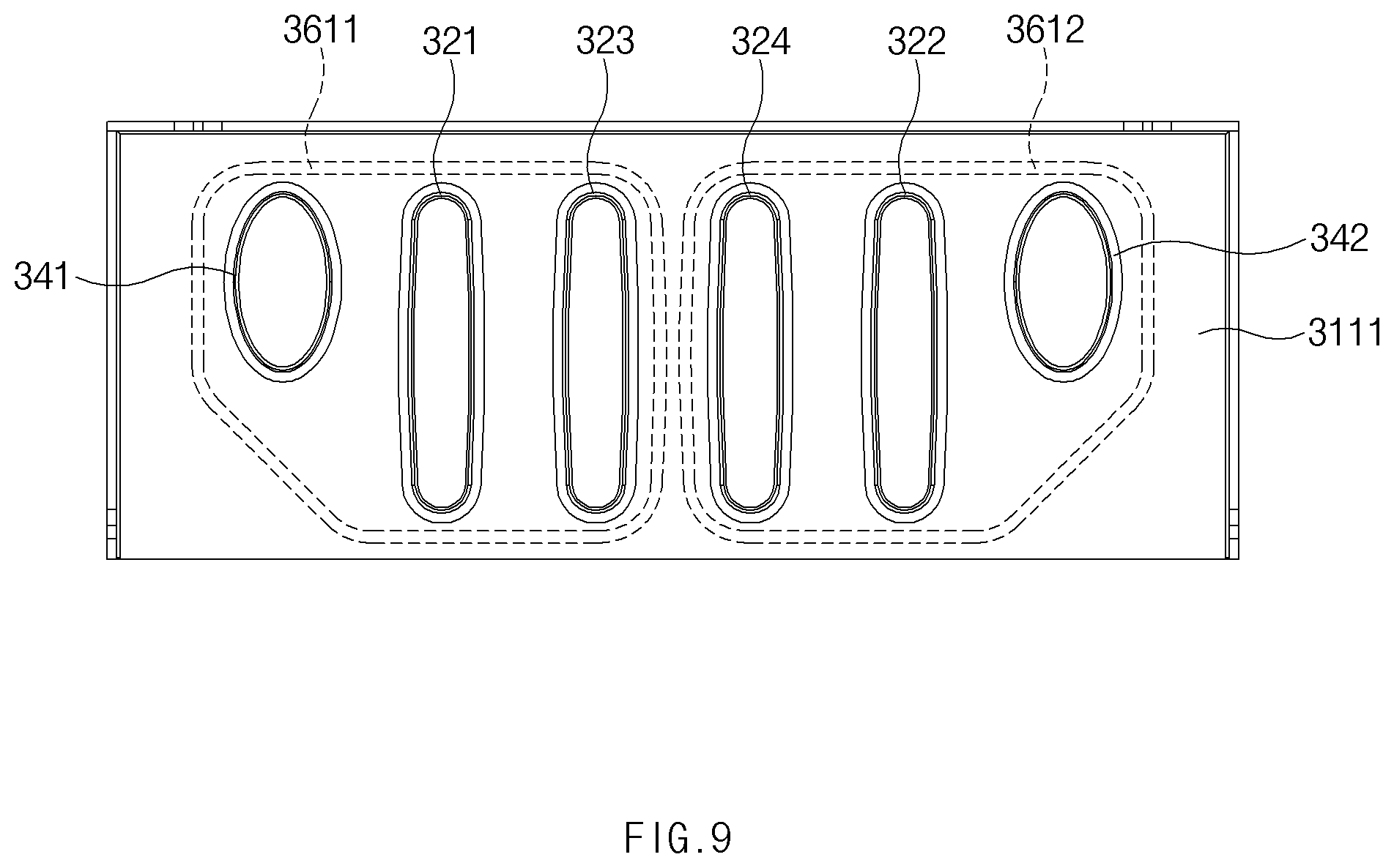 Patent US12320550 Figure 9 – Heat-exchange pipe, heat-exchanger unit using same, and condensing boiler using same