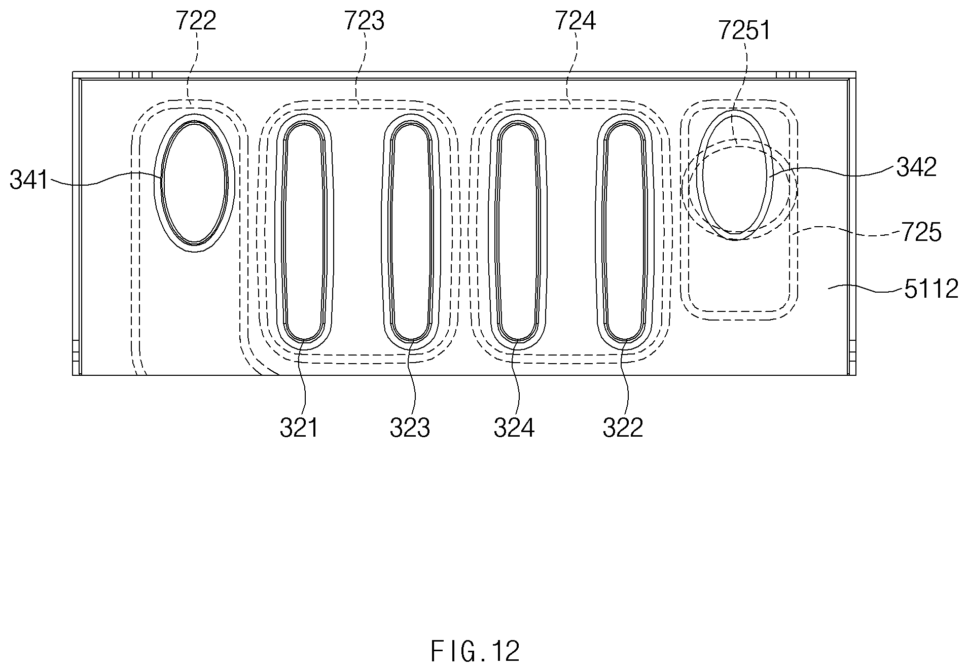 Patent US12320550 Figure 12 – Heat-exchange pipe, heat-exchanger unit using same, and condensing boiler using same