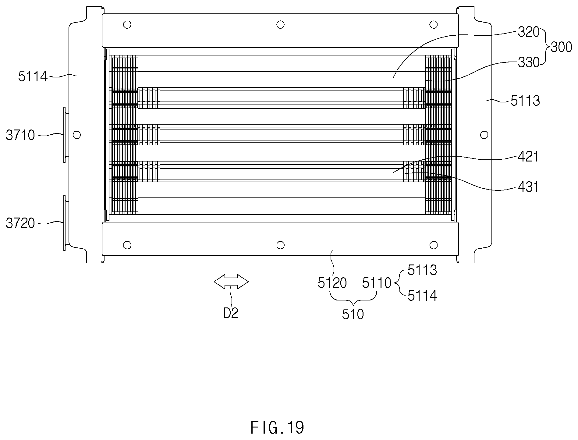 Patent US12320550 Figure 19 – Heat-exchange pipe, heat-exchanger unit using same, and condensing boiler using same