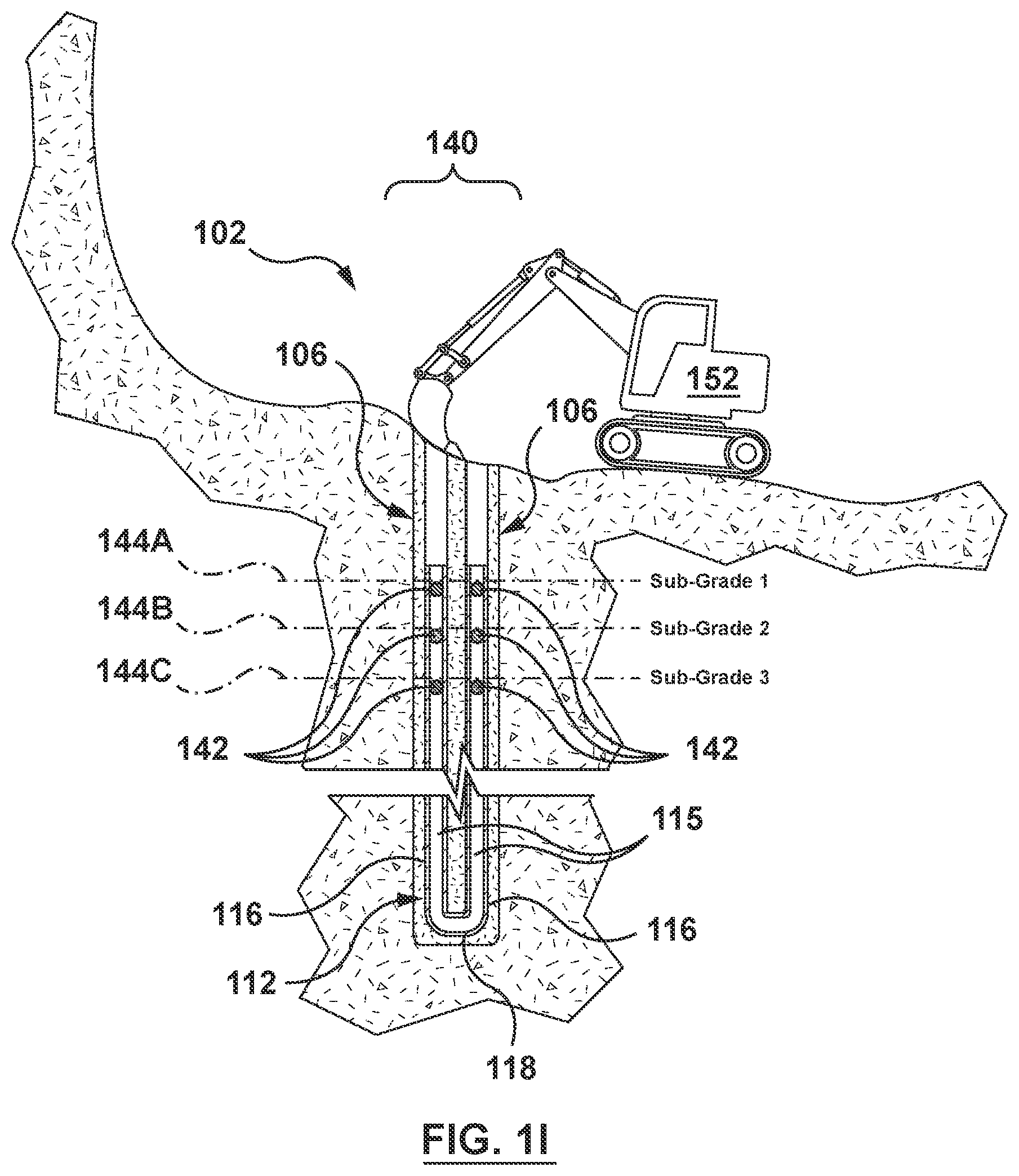 Patent US12320554 Figure 10 – Method and apparatus for installing geothermal heat exchanger