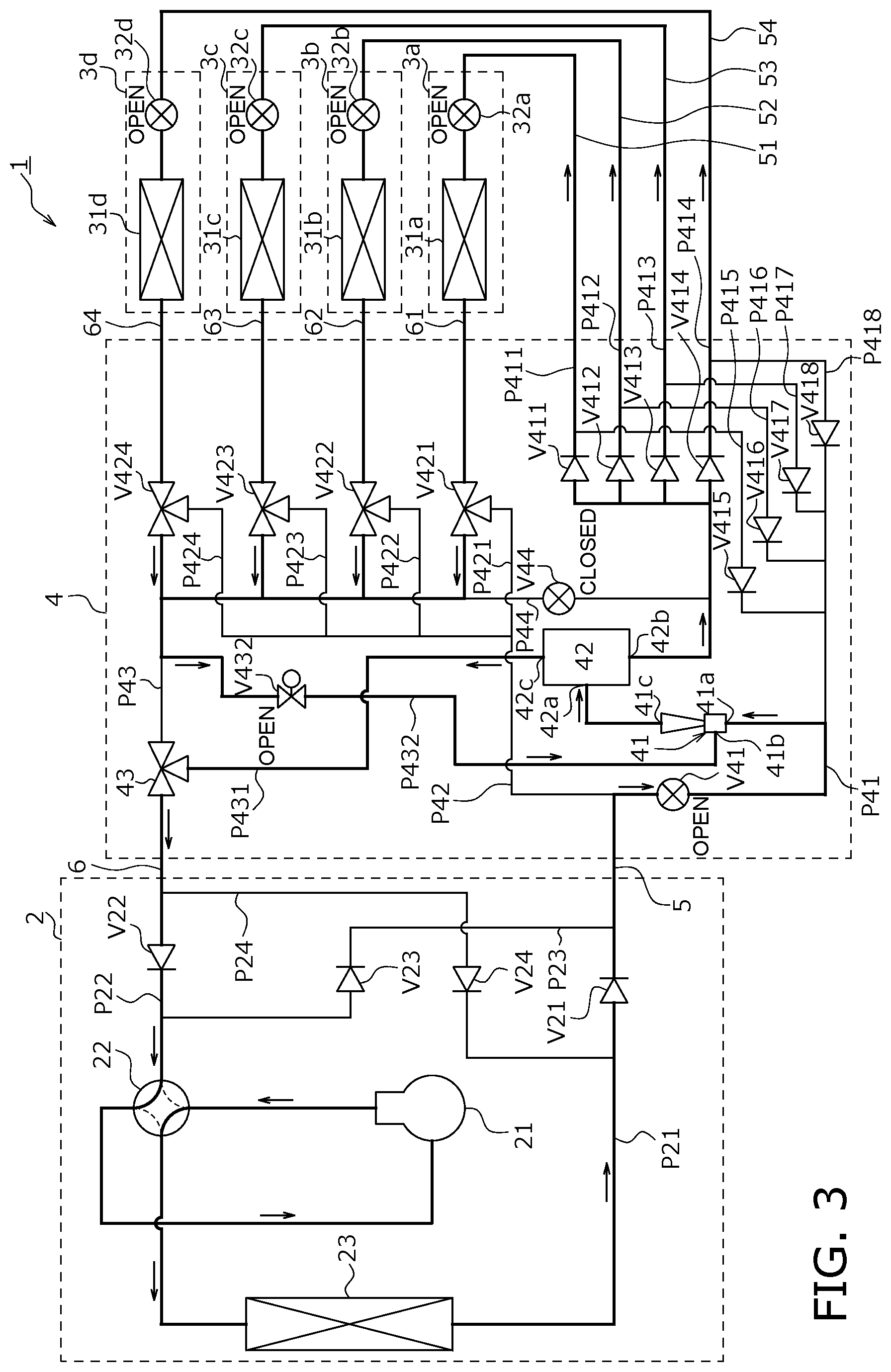 Patent US12320556 Figure 3 – Air conditioner
