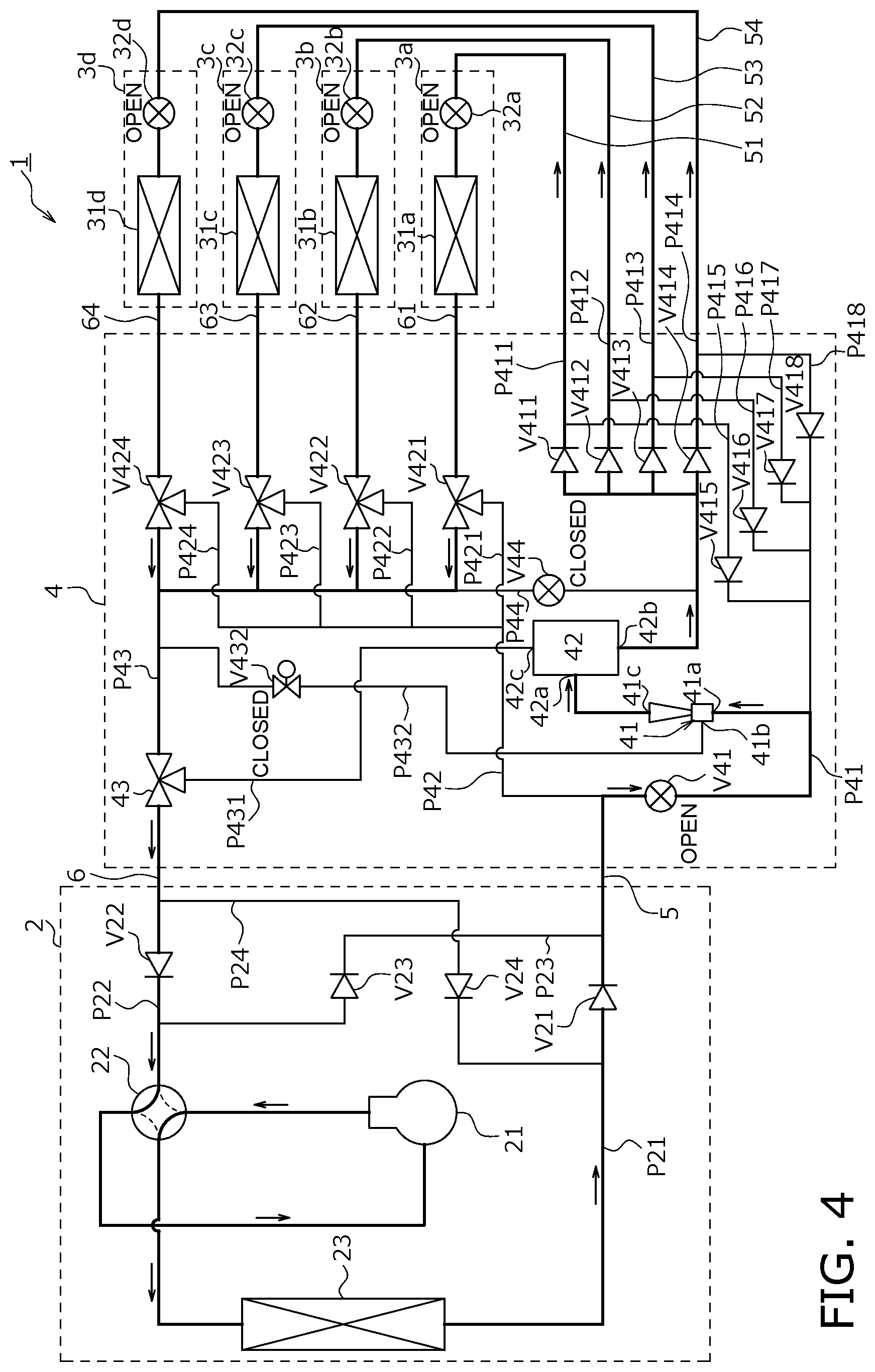 Patent US12320556 Figure 4 – Air conditioner