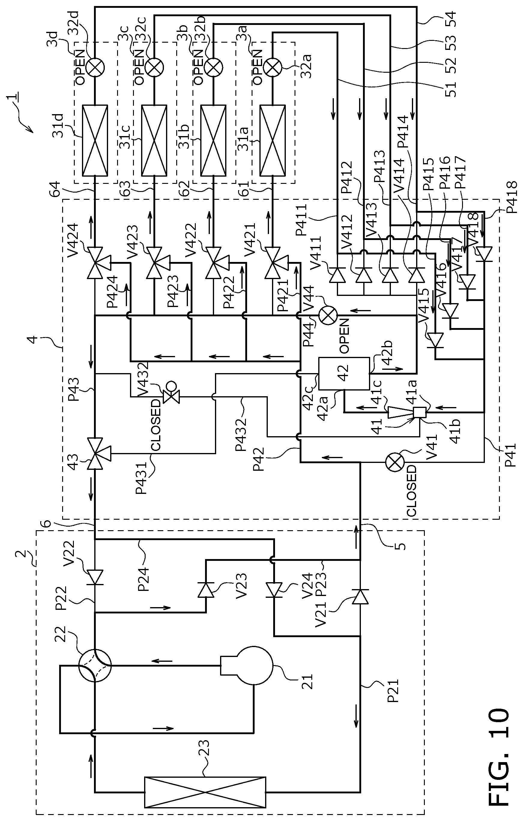 Patent US12320556 Figure 10 – Air conditioner