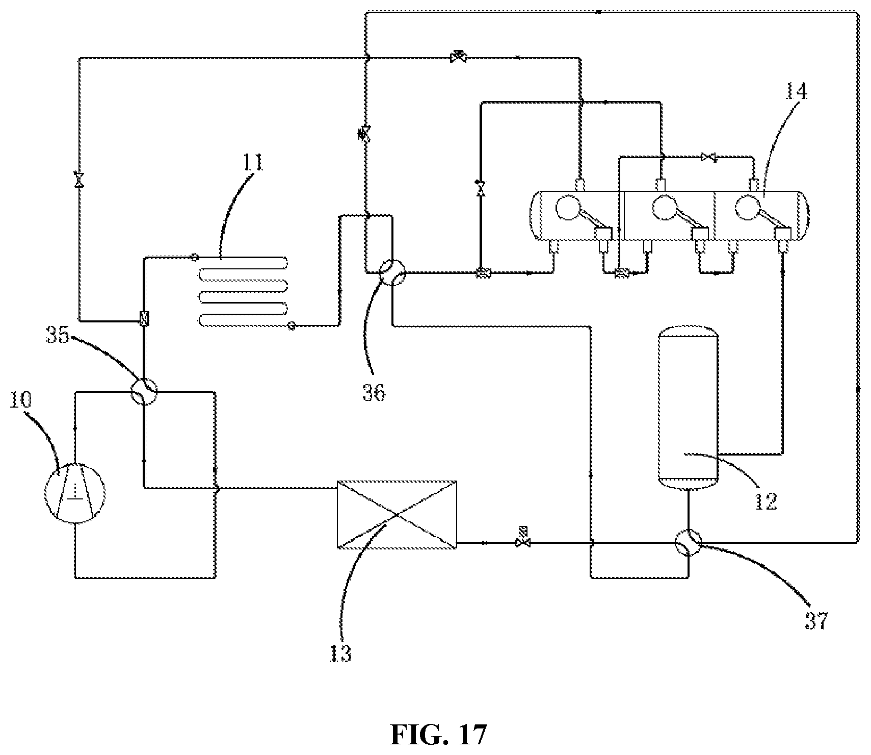 Patent US12320560 Figure 10 – Carbon dioxide refrigerating system and refrigerating method thereof