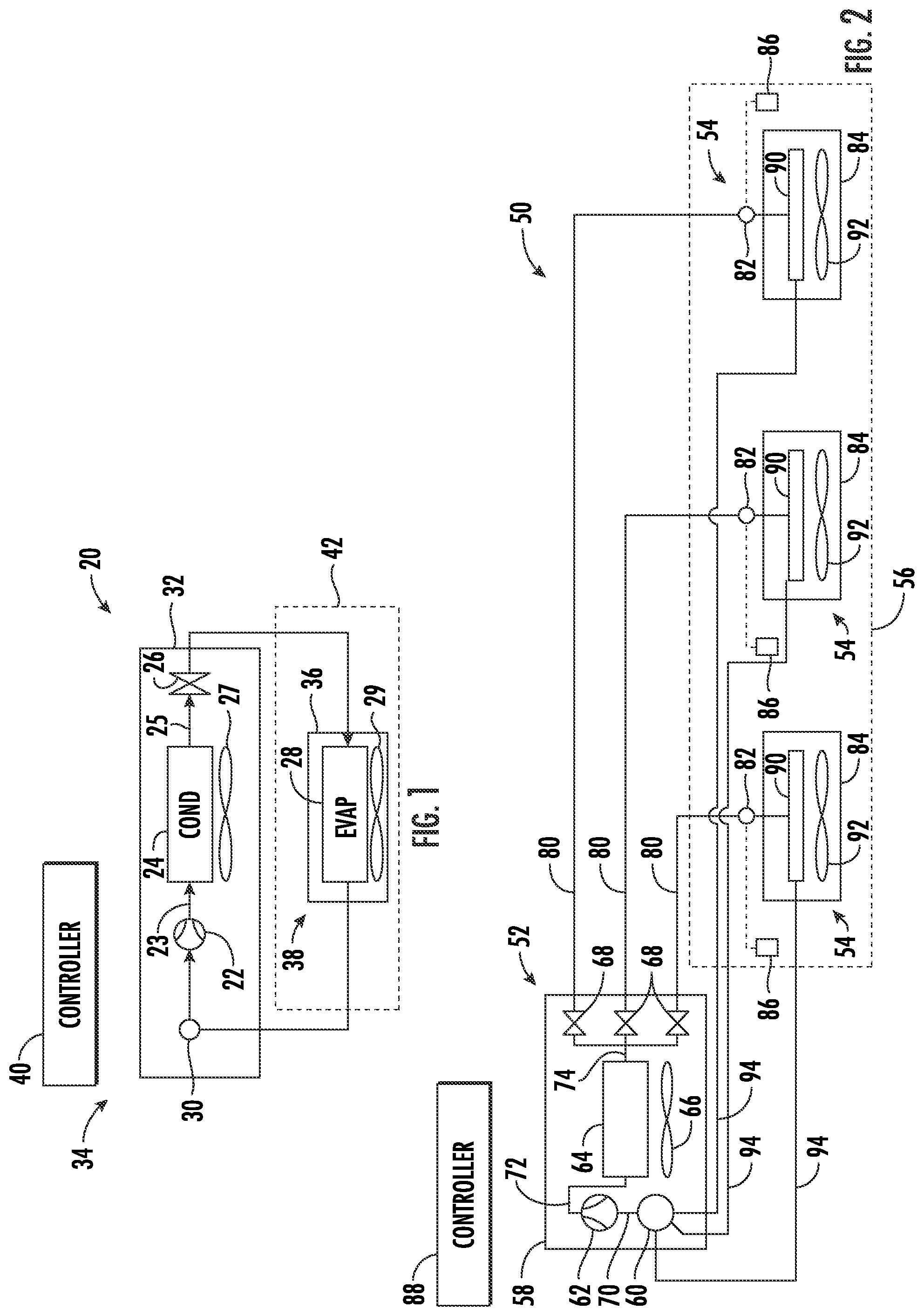 Patent US12320561 Figure 1 – HVAC unit with expansion device