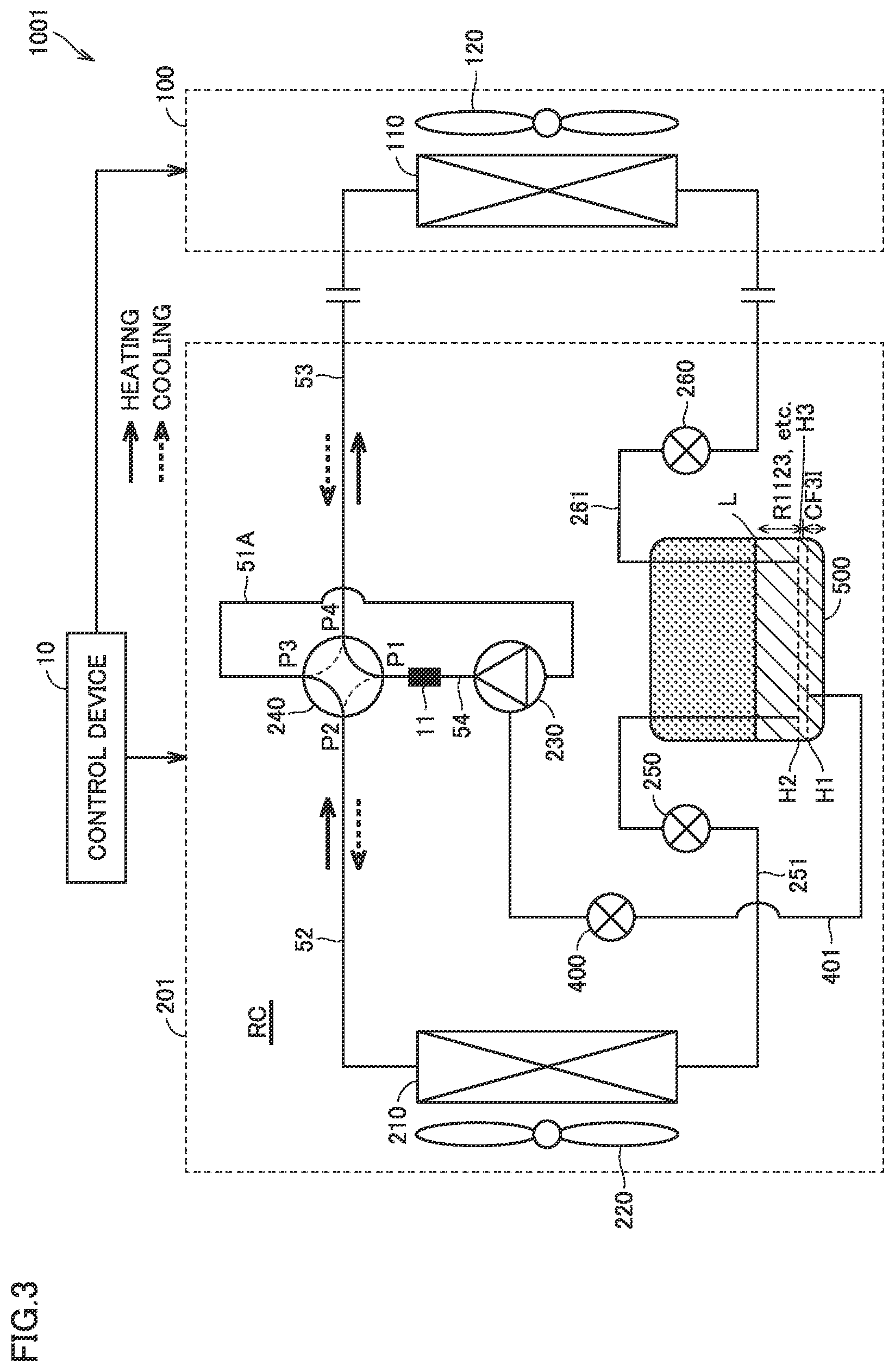 Patent US12320565 Figure 3 – Refrigeration cycle device