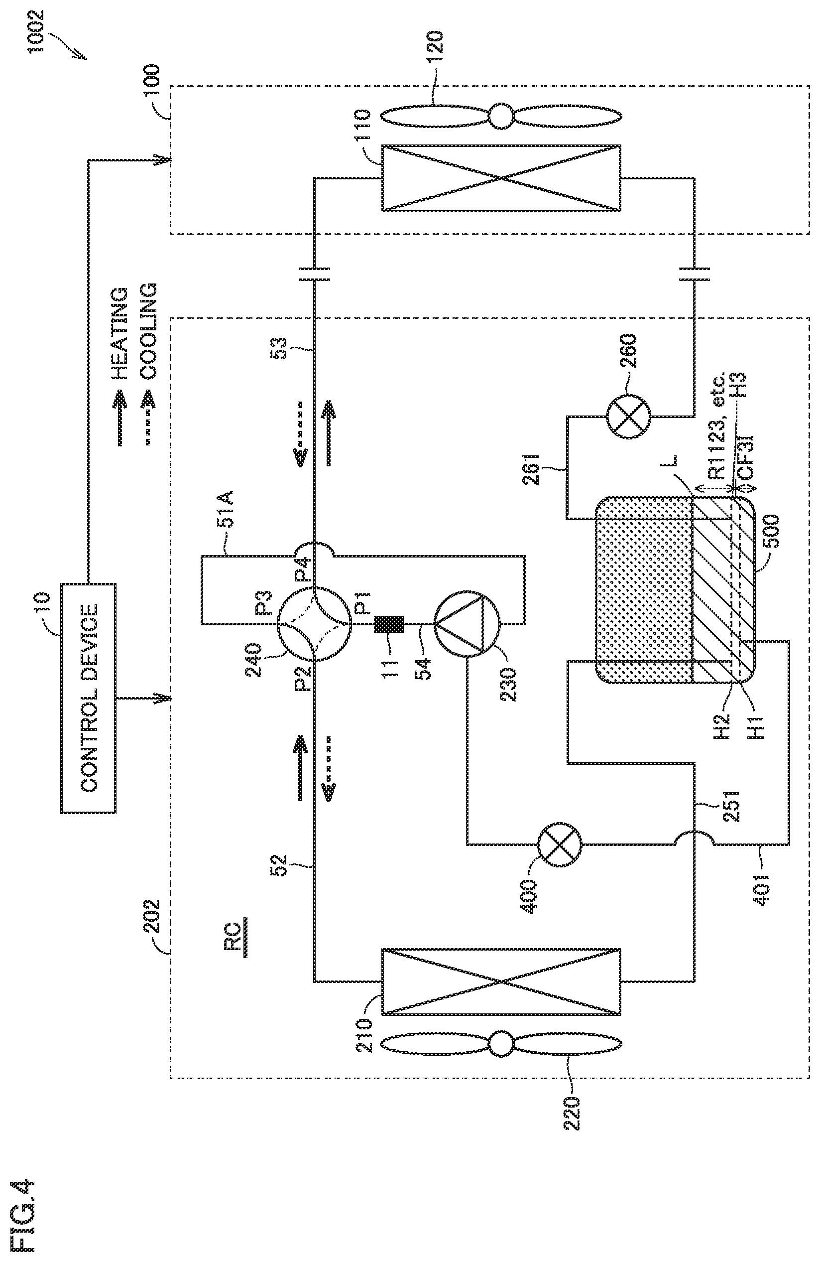 Patent US12320565 Figure 4 – Refrigeration cycle device