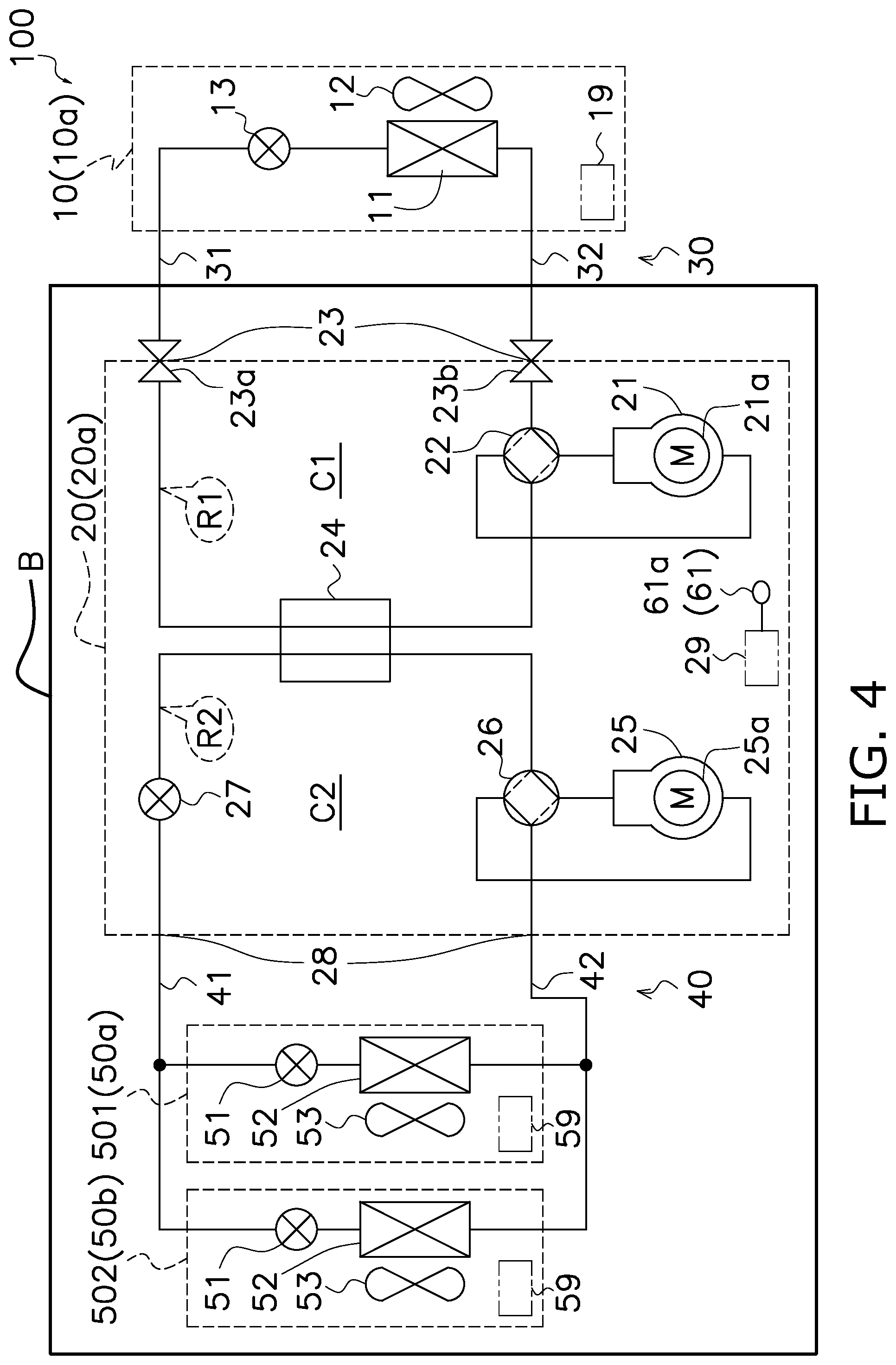 Patent US12320568 Figure 3 – Compressor unit and refrigeration apparatus