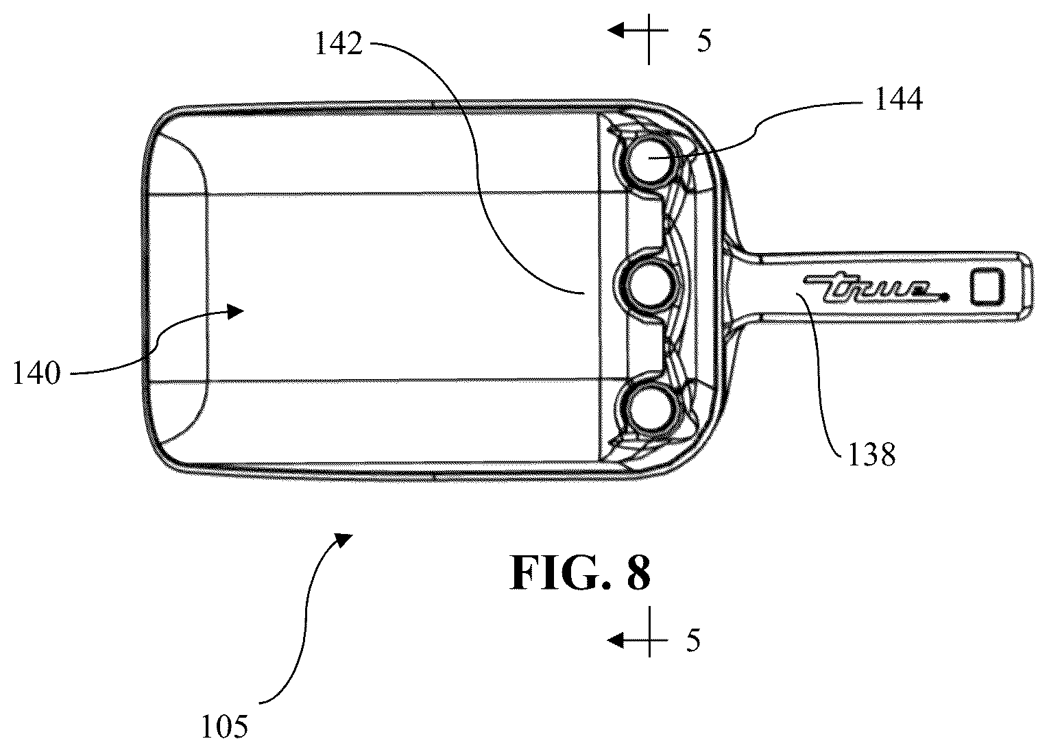 Patent US12320570 Figure 8 – Ice bin with magnetized scoop and method of manufacture and use