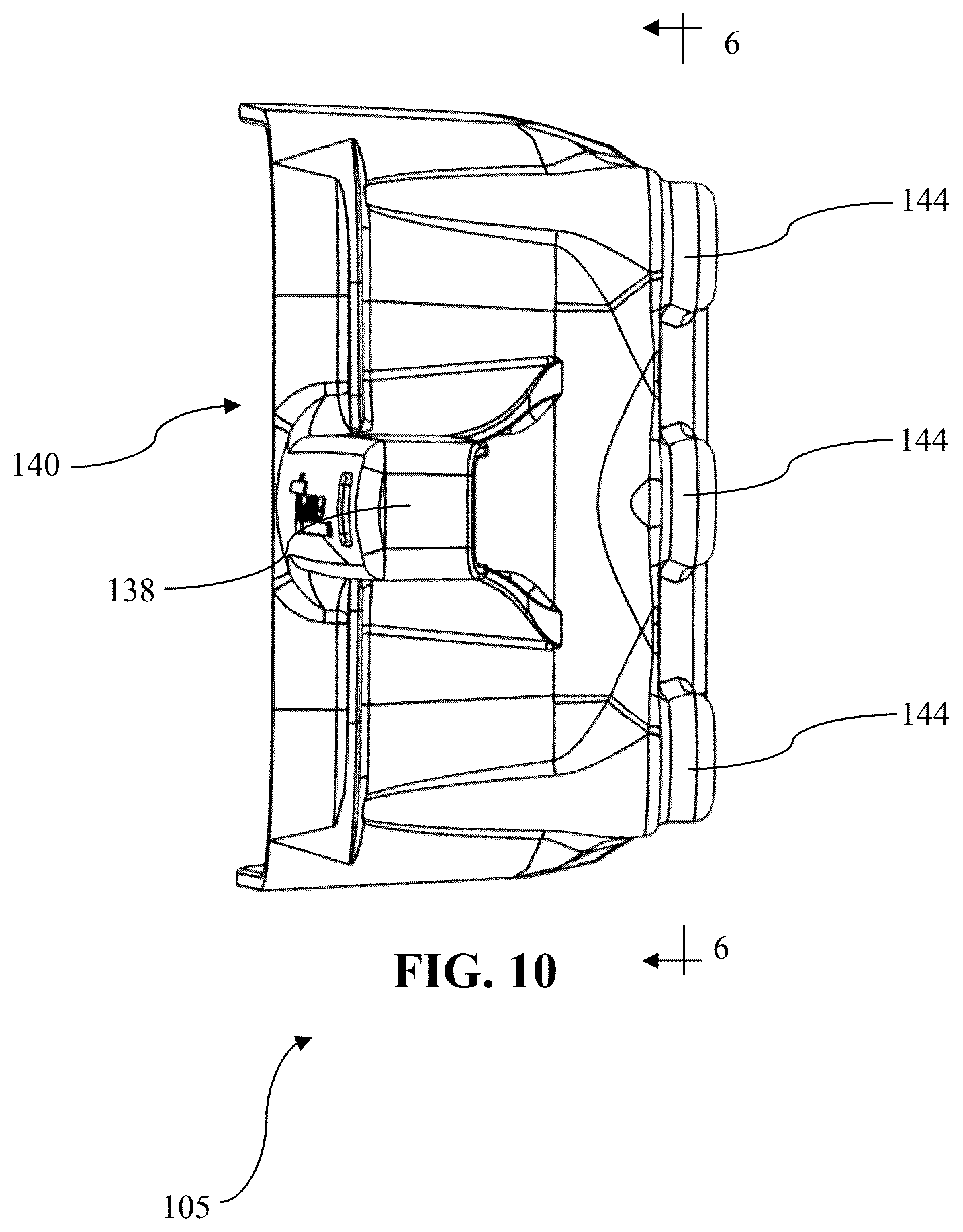 Patent US12320570 Figure 10 – Ice bin with magnetized scoop and method of manufacture and use