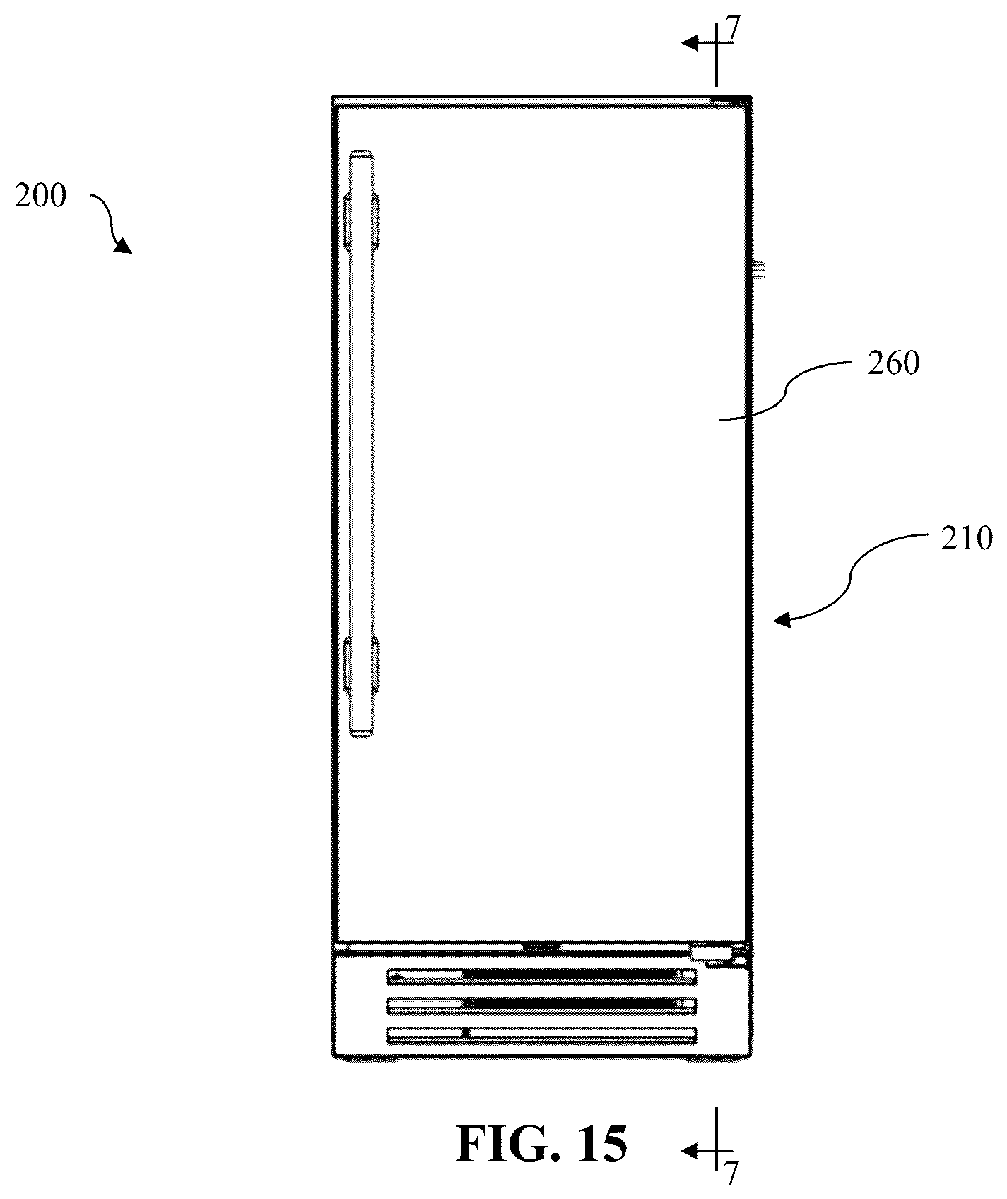 Patent US12320570 Figure 15 – Ice bin with magnetized scoop and method of manufacture and use