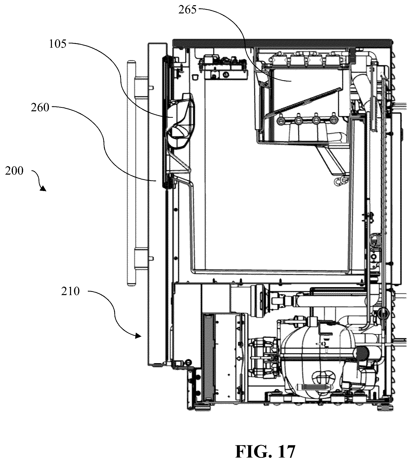Patent US12320570 Figure 17 – Ice bin with magnetized scoop and method of manufacture and use