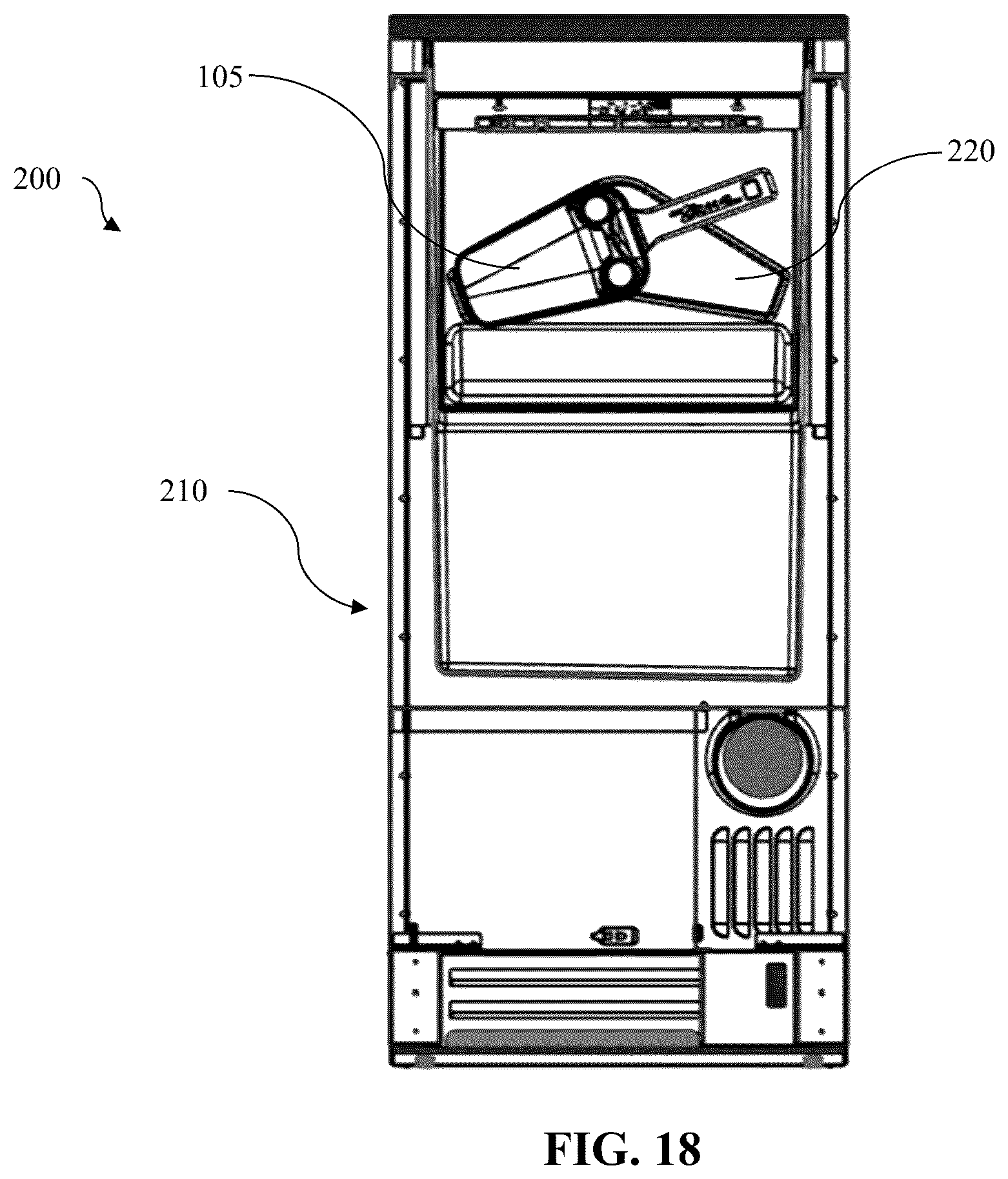 Patent US12320570 Figure 18 – Ice bin with magnetized scoop and method of manufacture and use