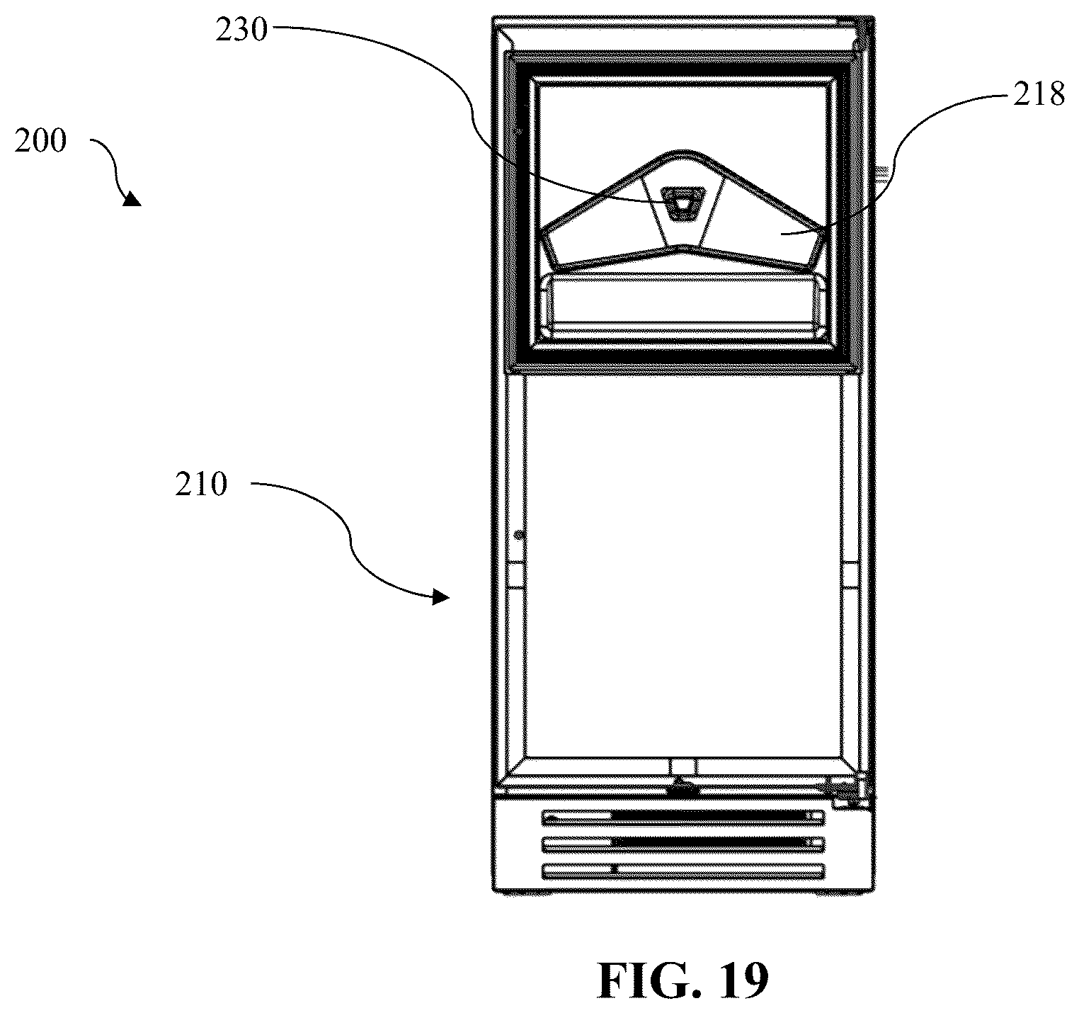 Patent US12320570 Figure 19 – Ice bin with magnetized scoop and method of manufacture and use