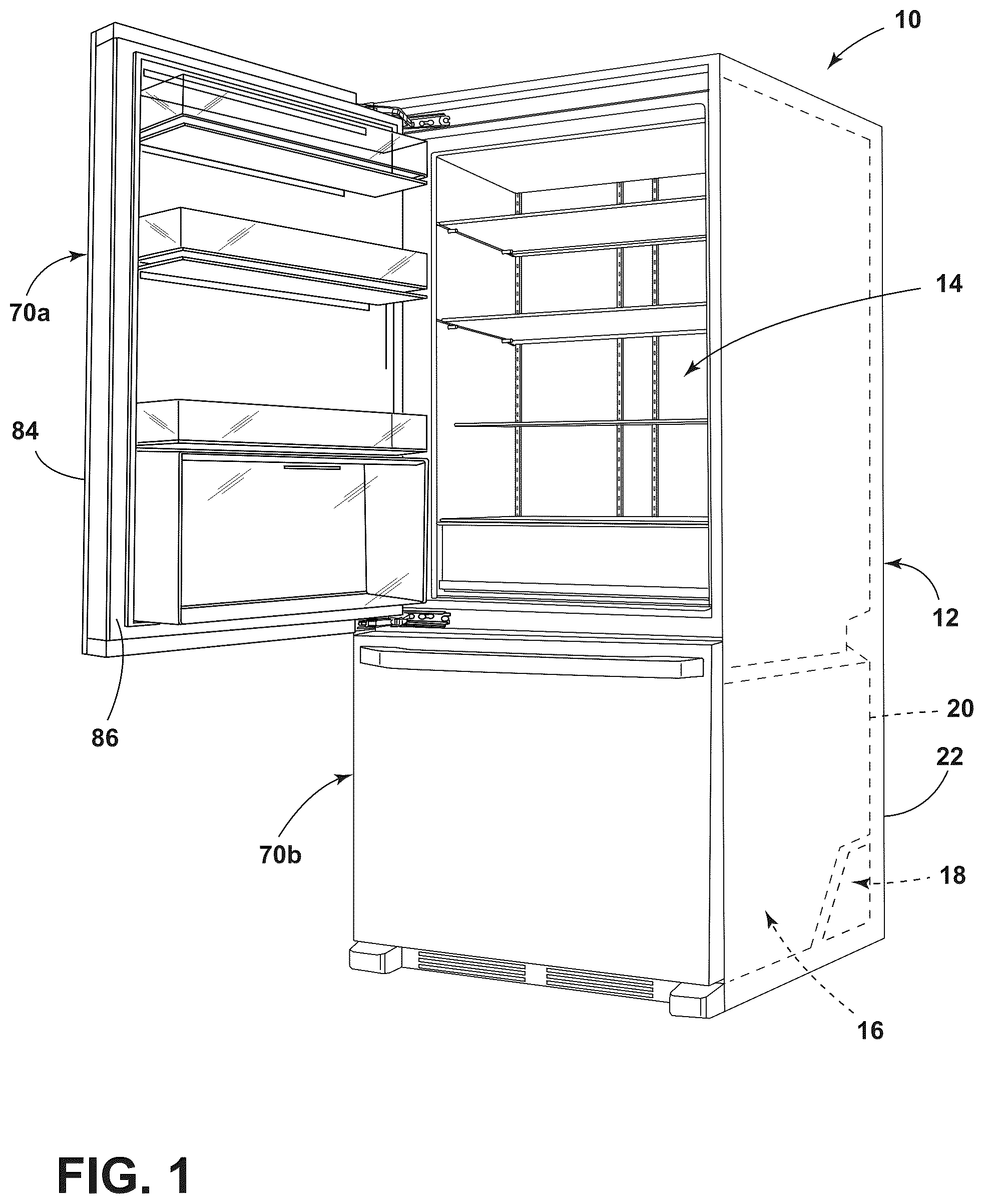 Patent US12320571 — Thermal improvements in vis refrigerators — Figure 1