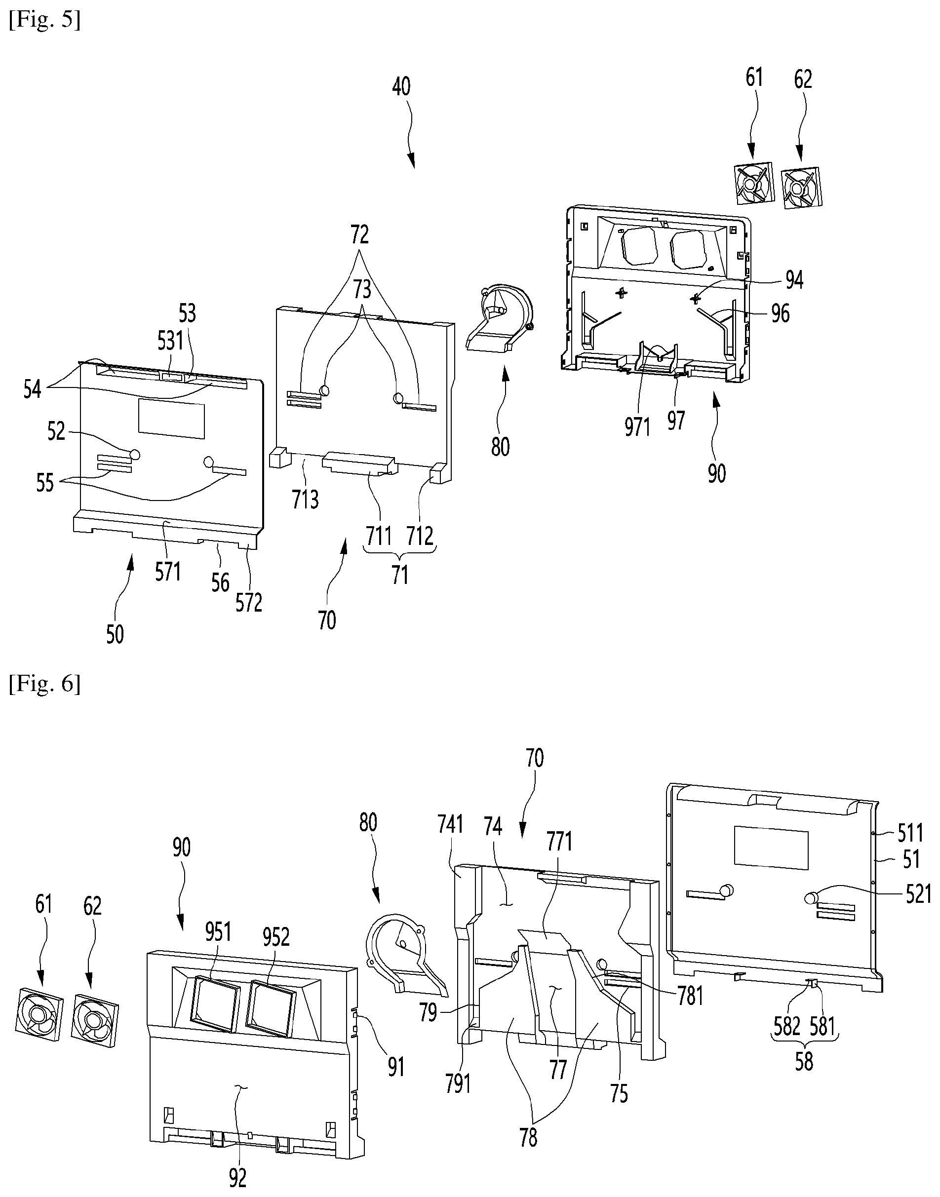 Patent US12320574 Figure 5 – Refrigerator