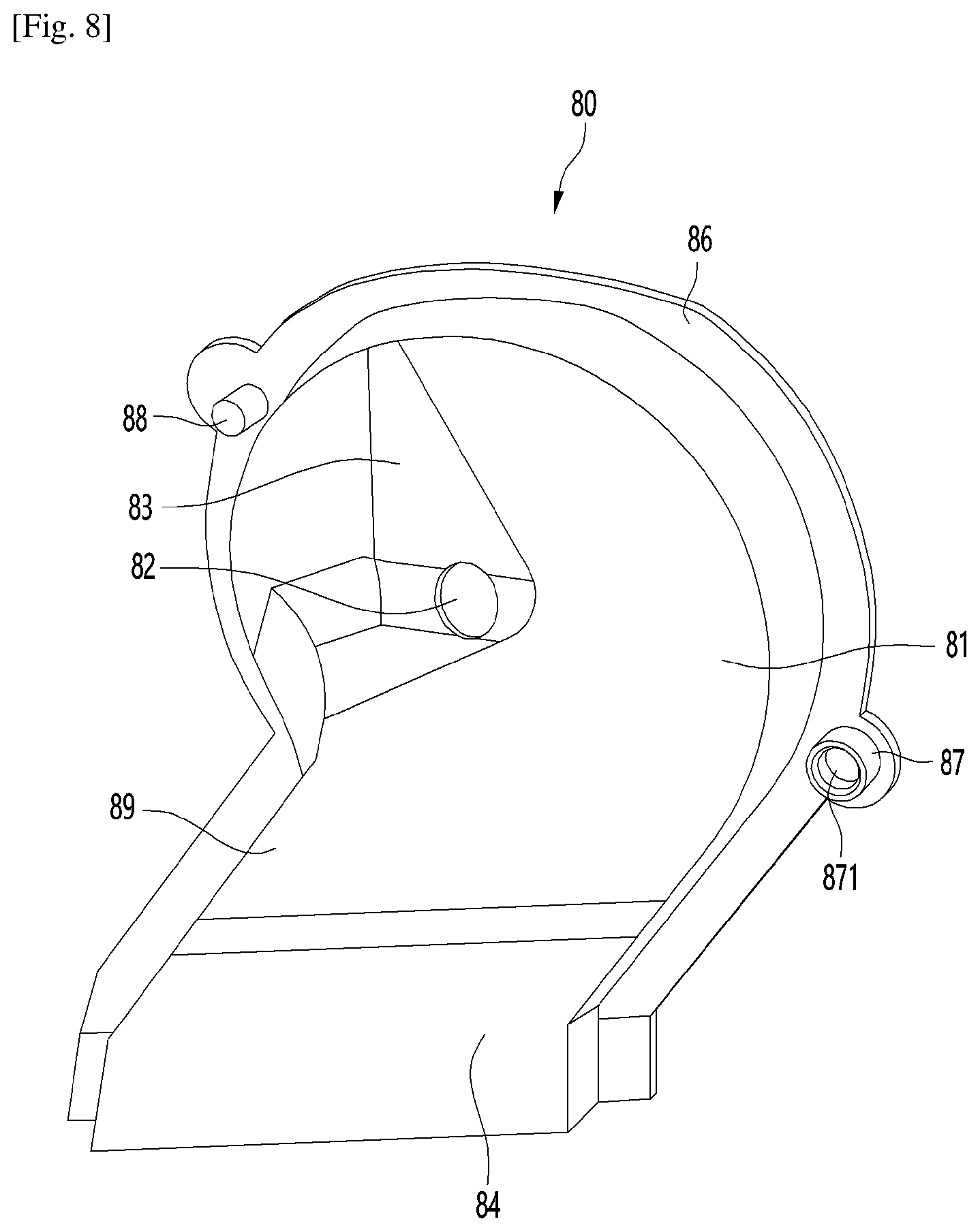 Patent US12320574 Figure 7 – Refrigerator