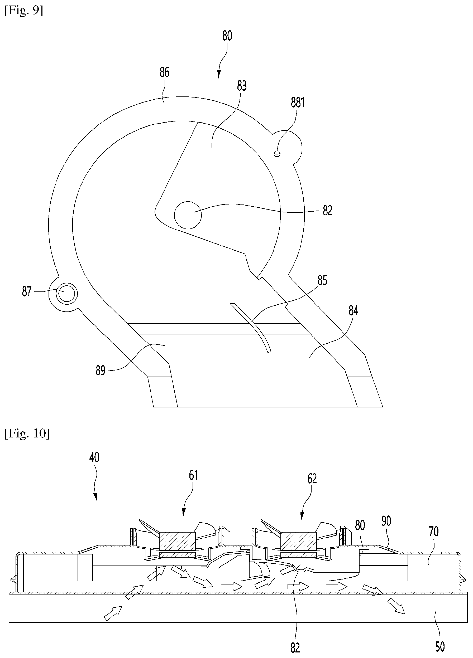 Patent US12320574 Figure 8 – Refrigerator