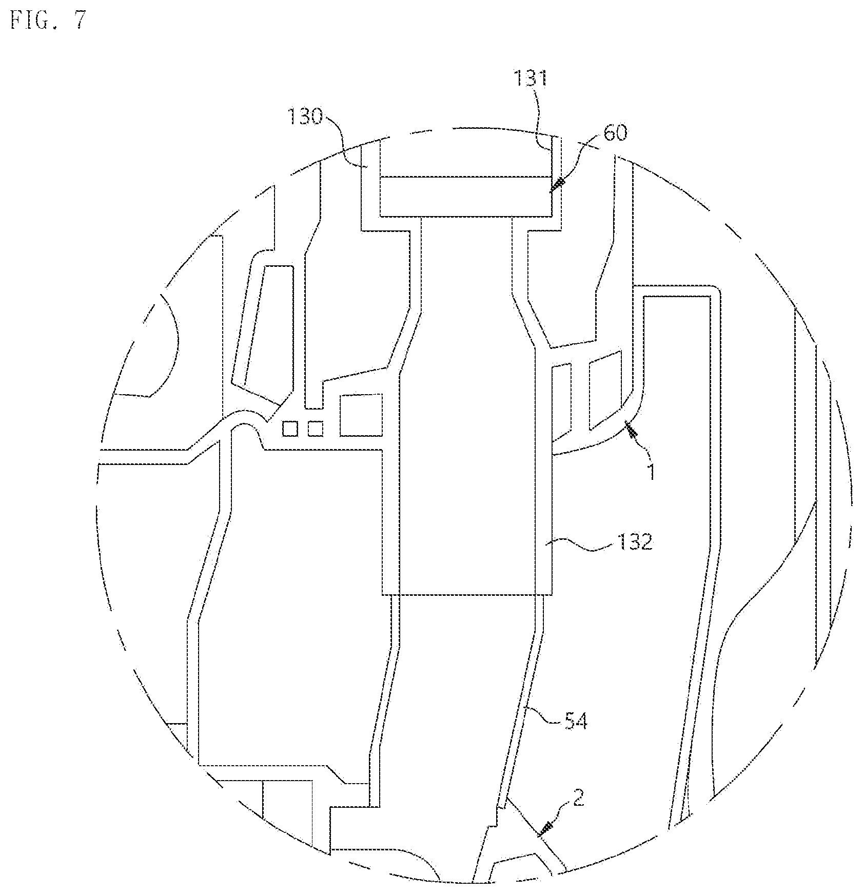 Patent US12320575 Figure 7 – Refrigerator