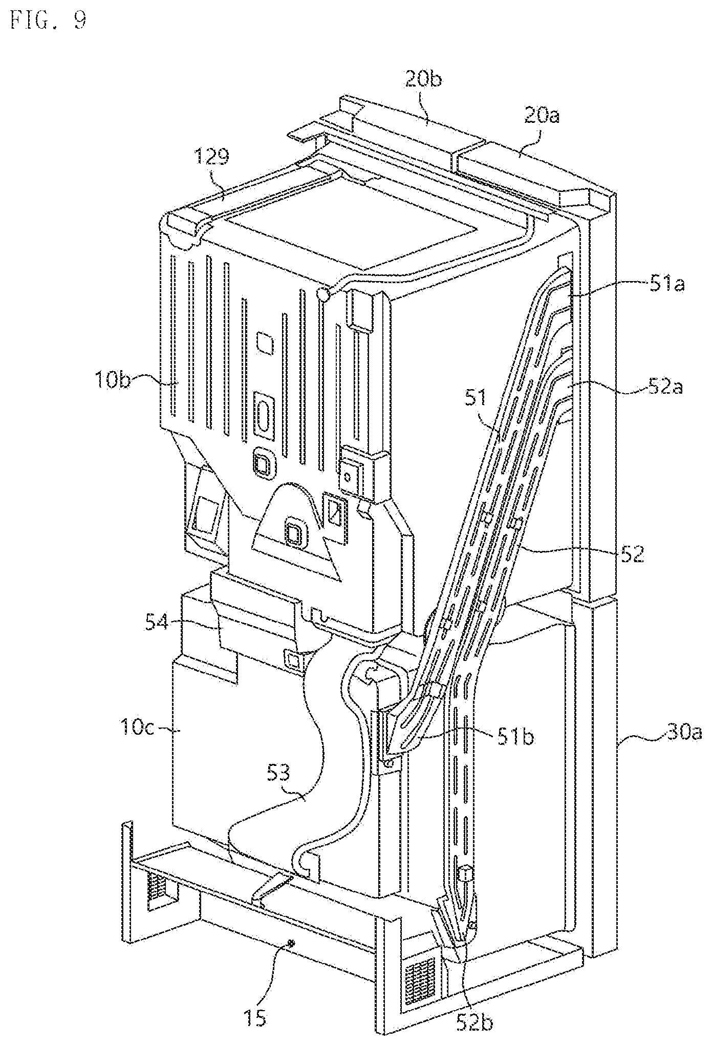 Patent US12320575 Figure 9 – Refrigerator