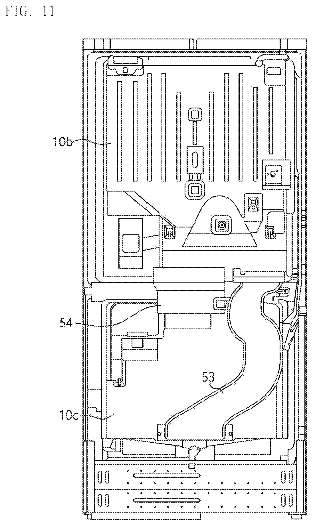 Patent US12320575 Figure 11 – Refrigerator