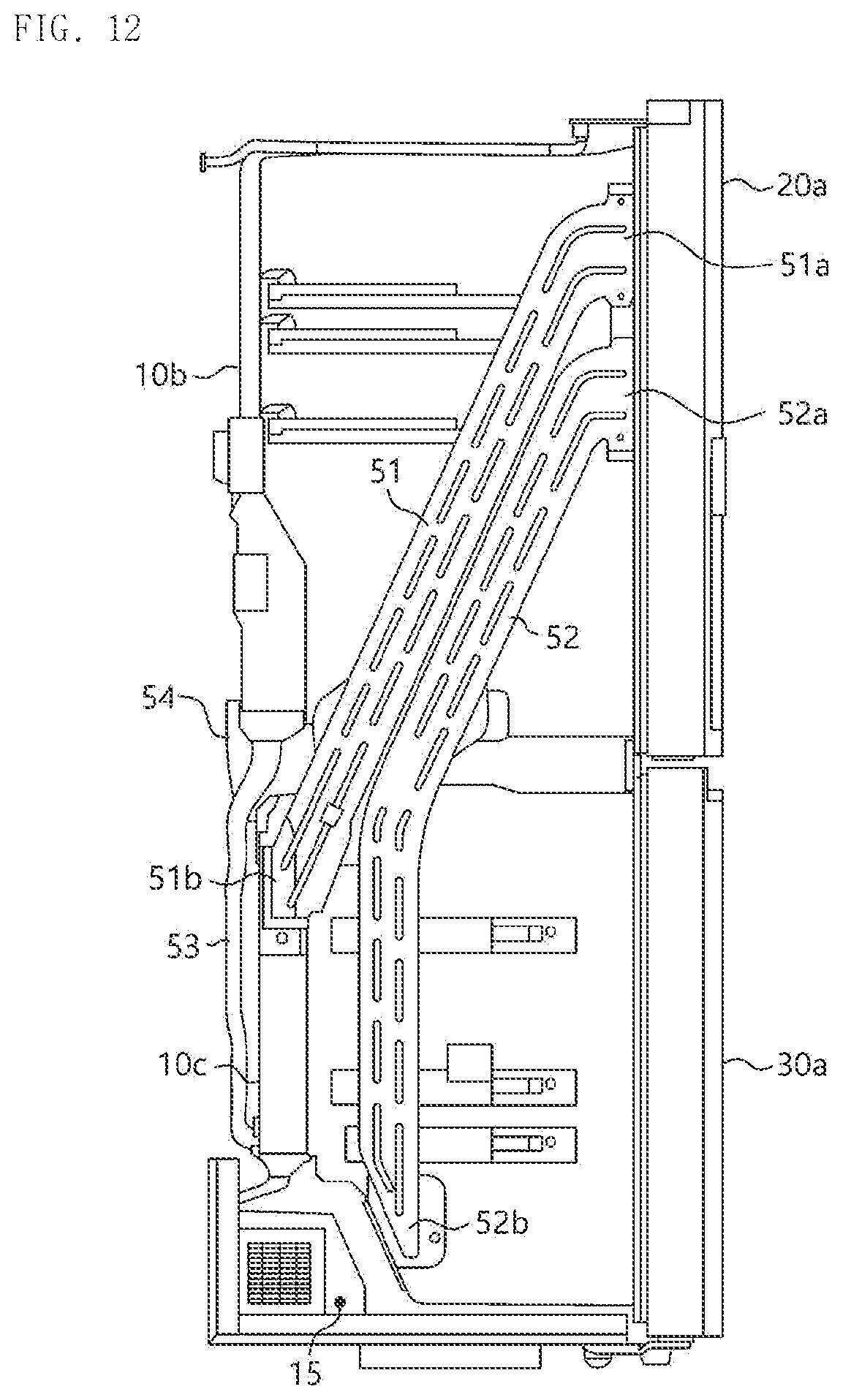 Patent US12320575 Figure 12 – Refrigerator