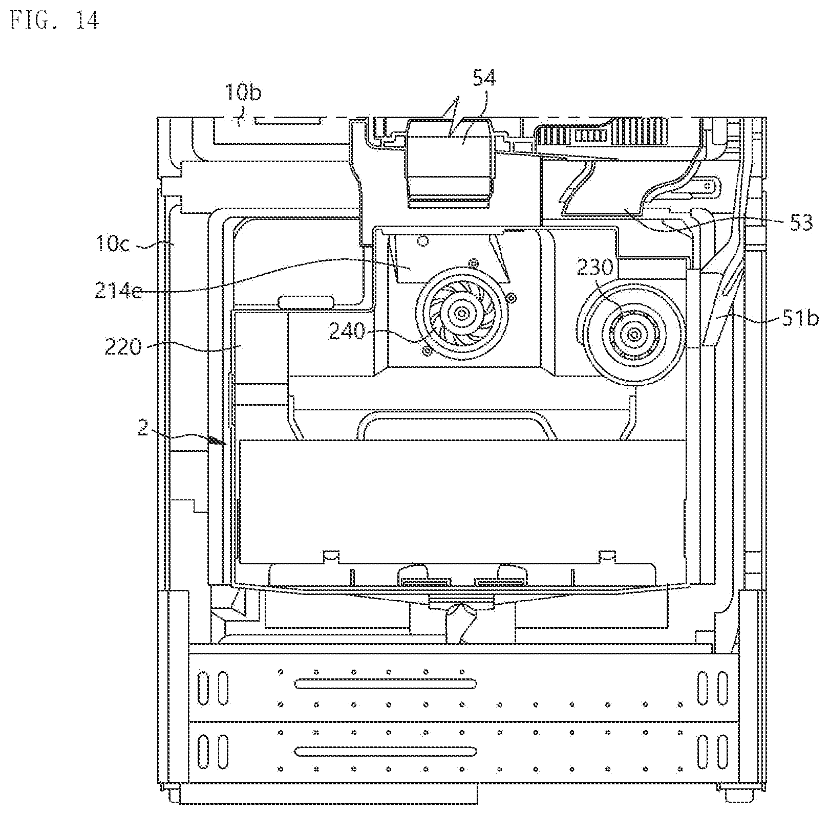 Patent US12320575 Figure 14 – Refrigerator