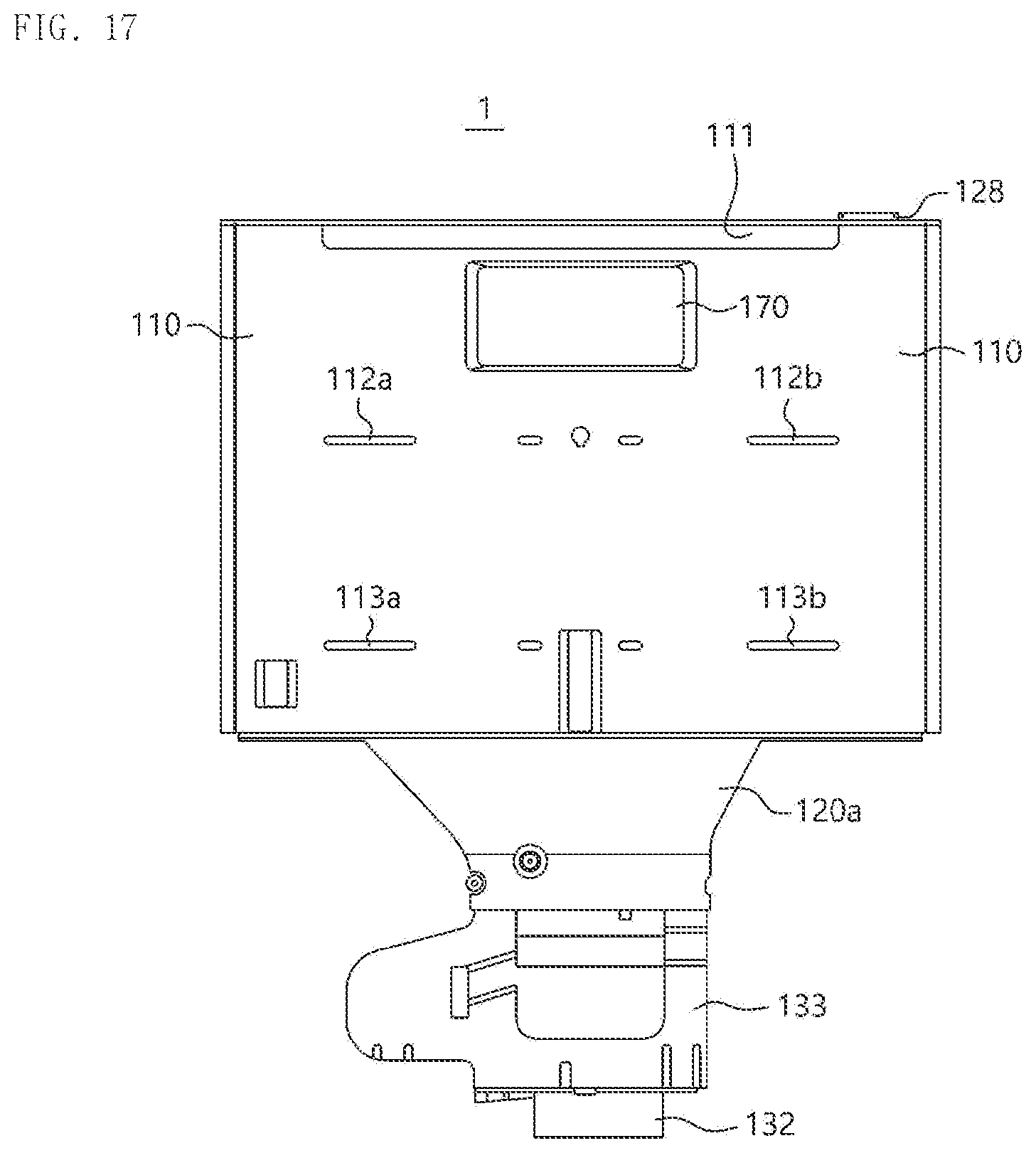 Patent US12320575 Figure 17 – Refrigerator