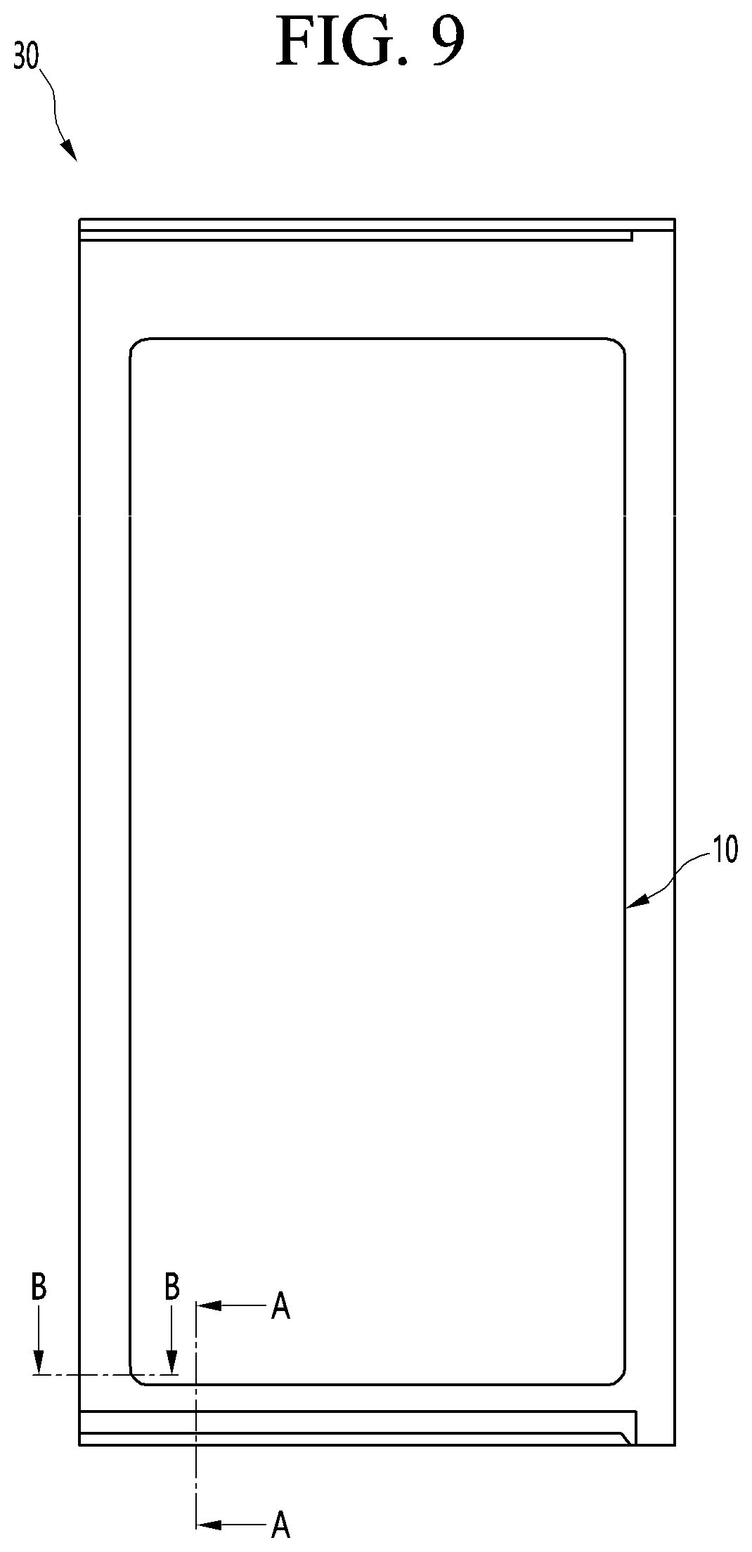 Patent US12320576 Figure 8 – Panel assembly, refrigerator, and home appliances