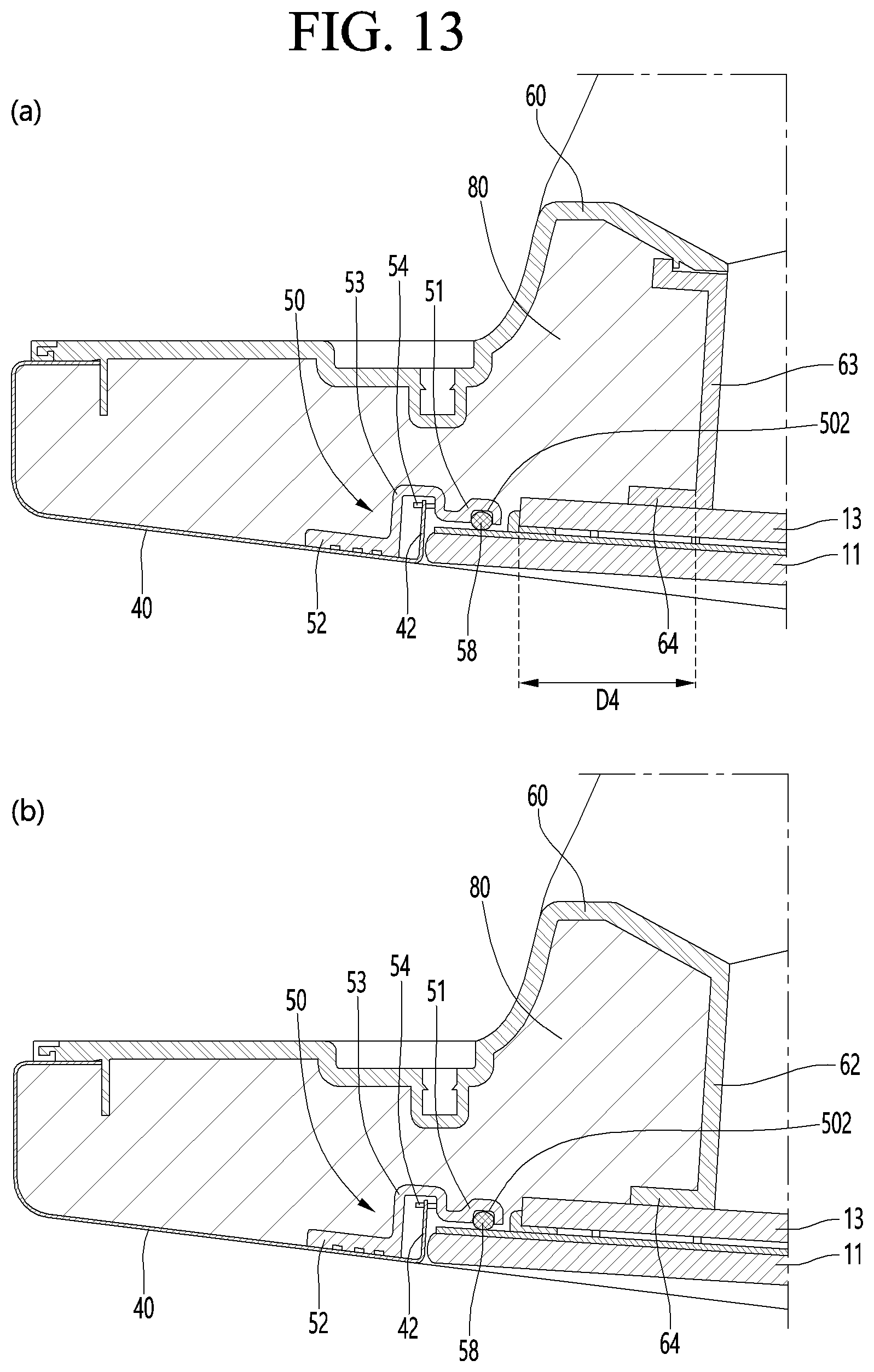 Patent US12320576 Figure 12 – Panel assembly, refrigerator, and home appliances
