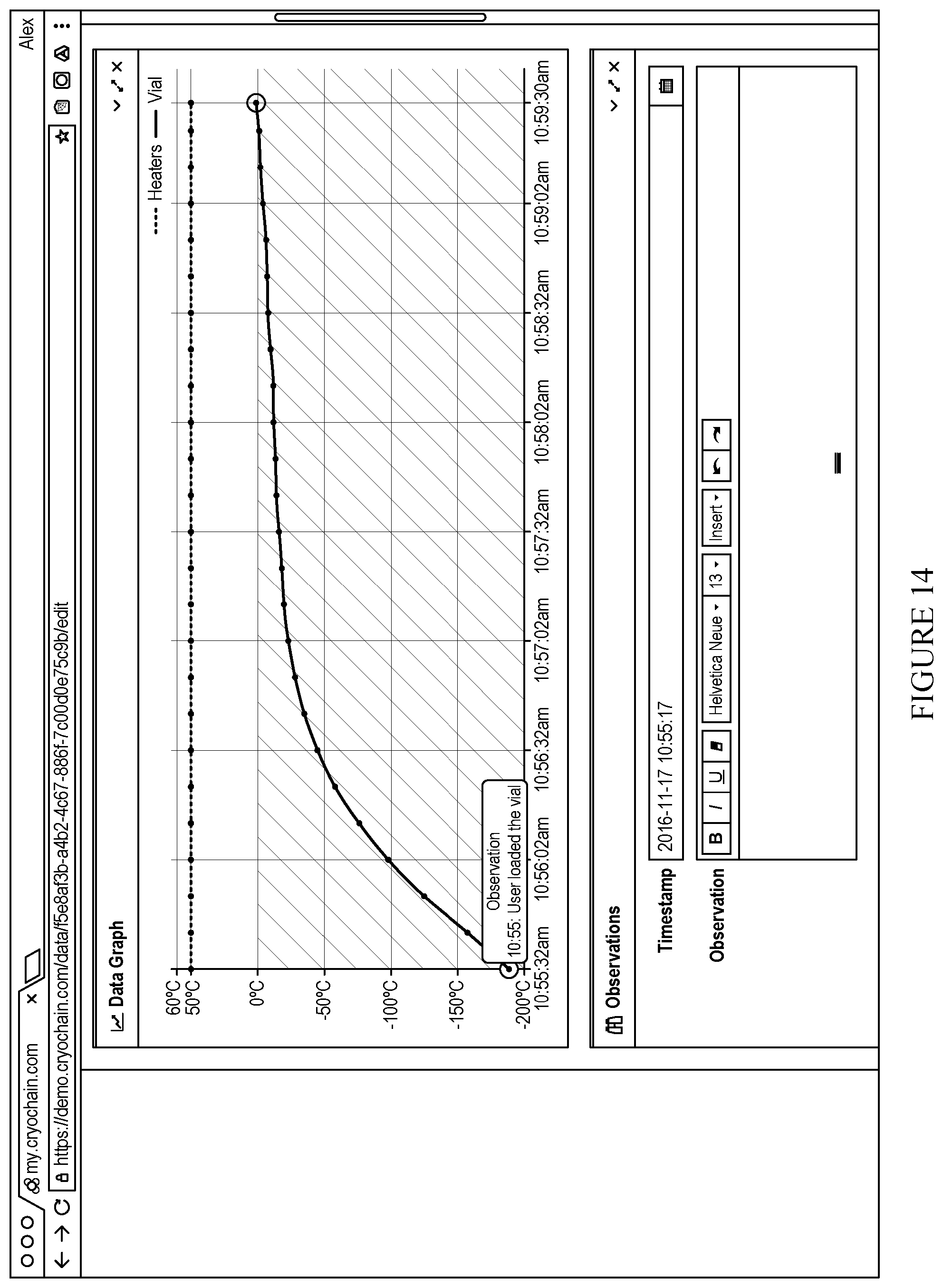 Patent US12320581 Figure 14 – Systems and methods for remotely monitoring the cryogenic processing of samples