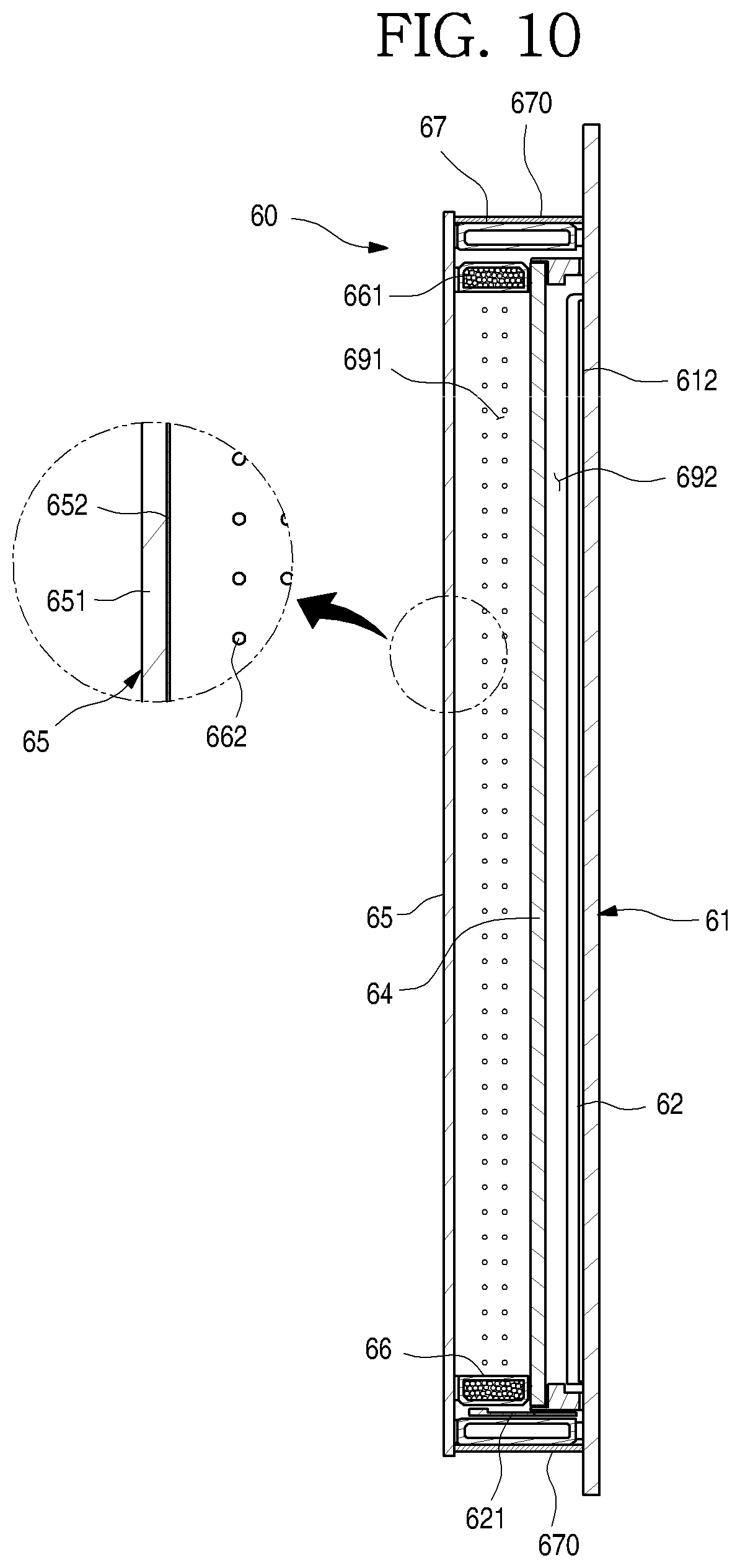 Patent US12320582 Figure 10 – Refrigerator