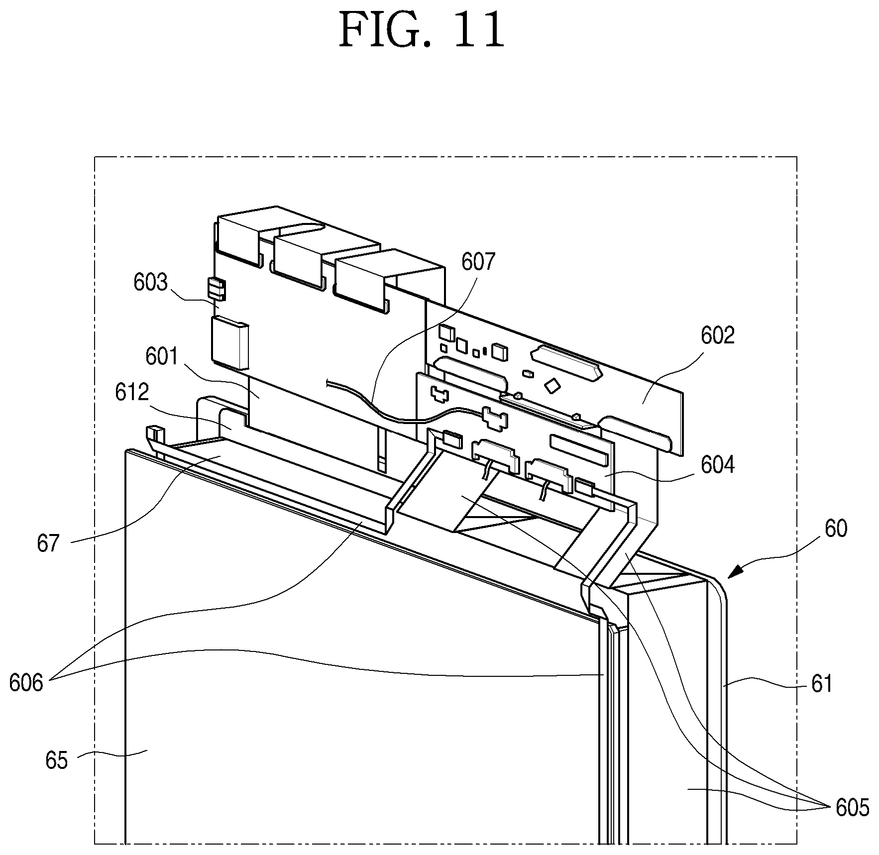 Patent US12320582 Figure 11 – Refrigerator