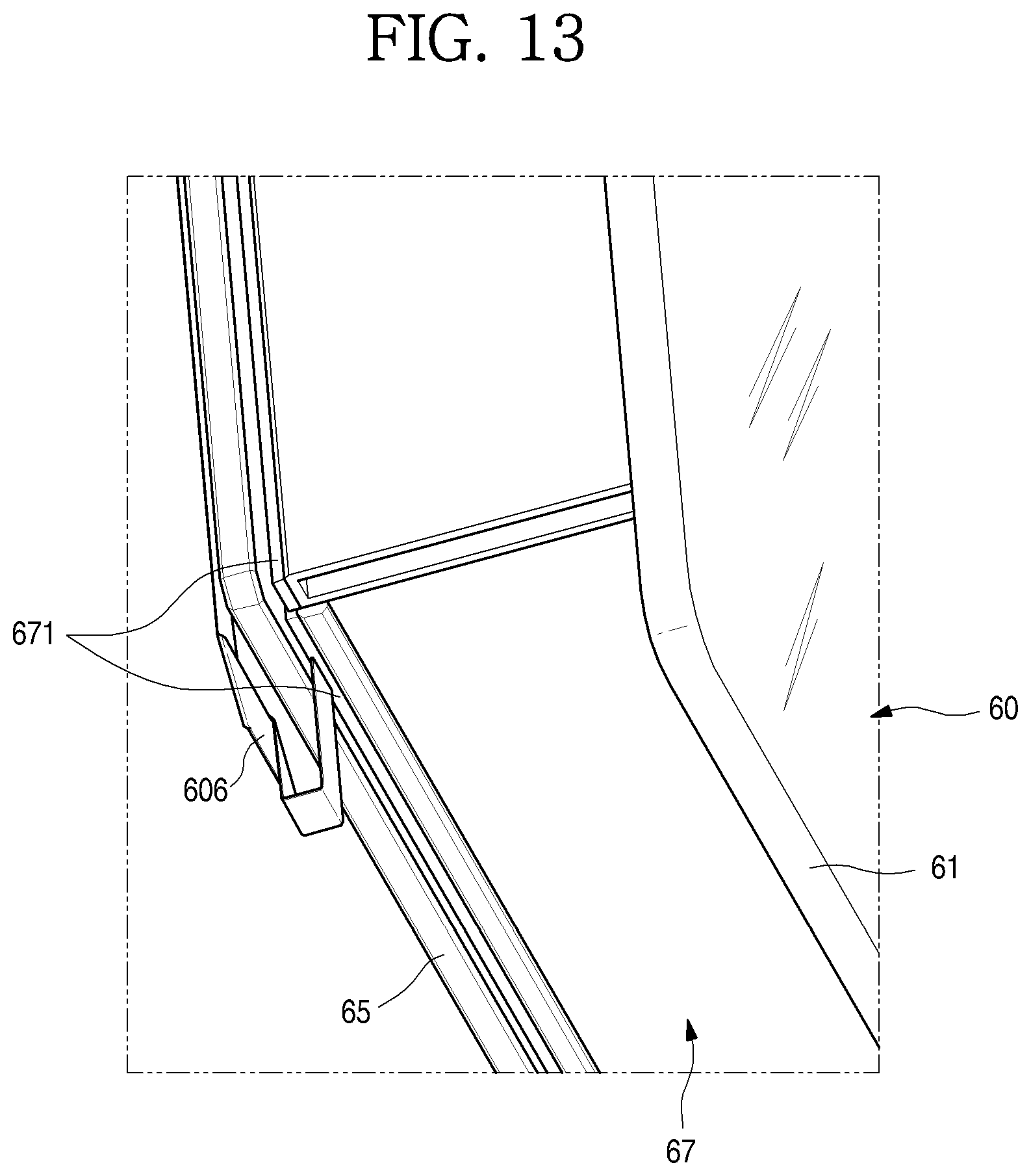 Patent US12320582 Figure 13 – Refrigerator