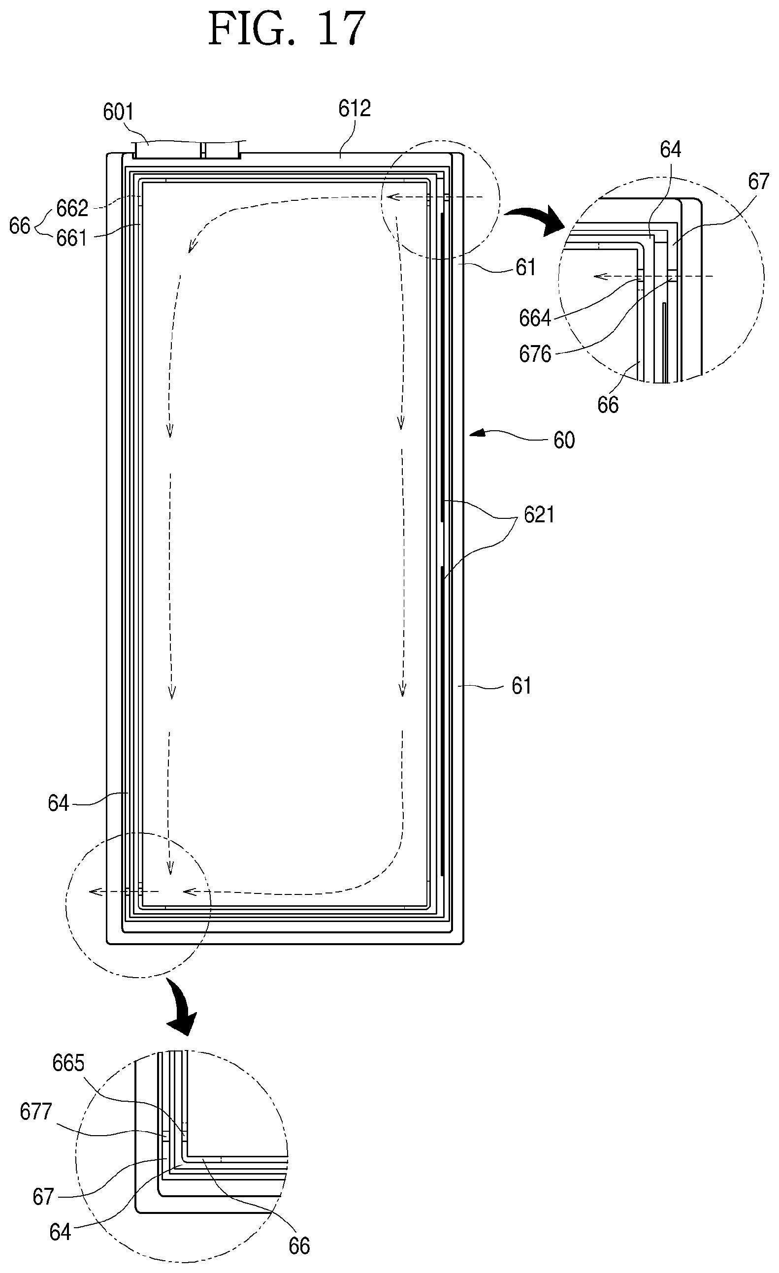 Patent US12320582 Figure 17 – Refrigerator