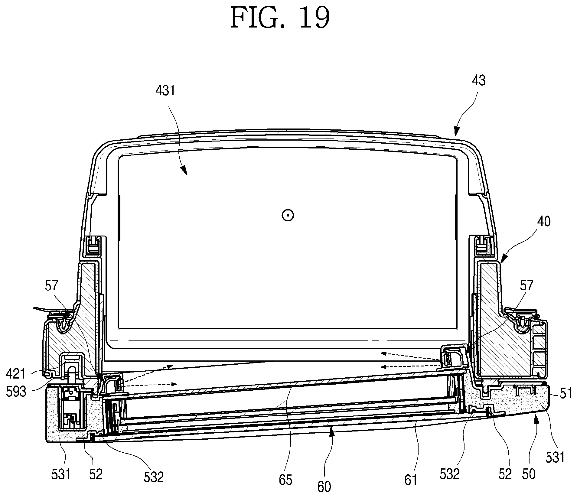Patent US12320582 Figure 19 – Refrigerator