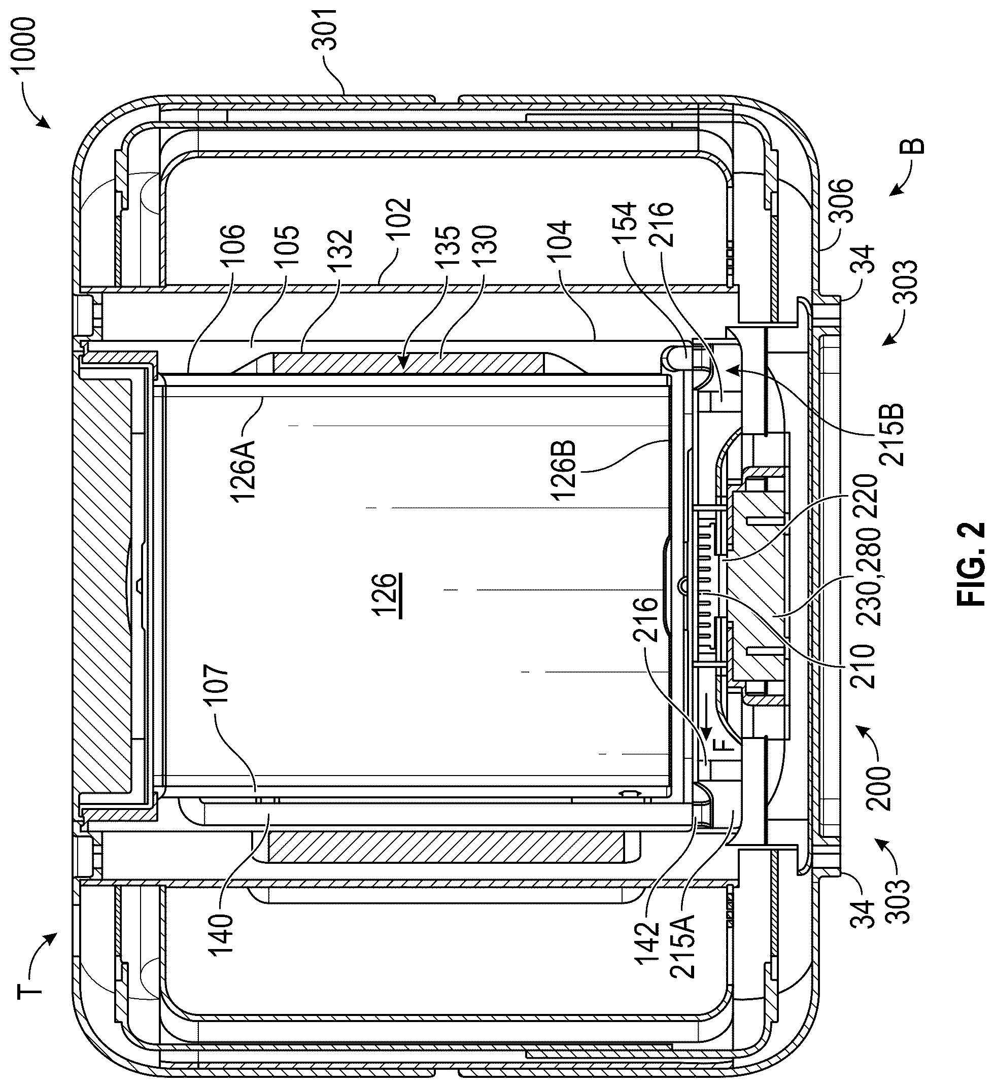 Patent US12320584 Figure 2 – Portable cooler