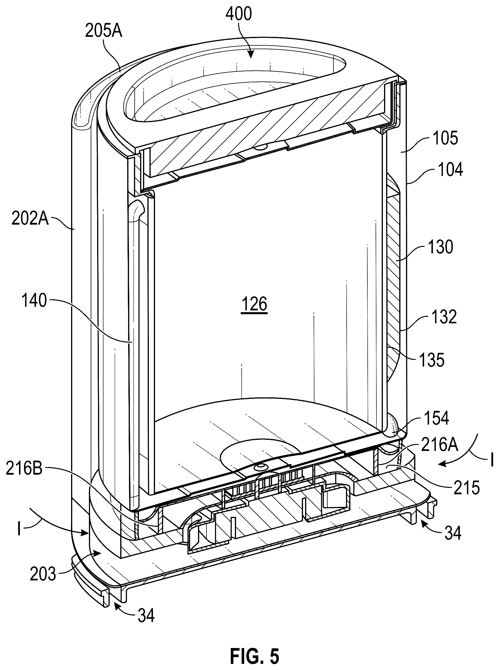 Patent US12320584 Figure 4 – Portable cooler