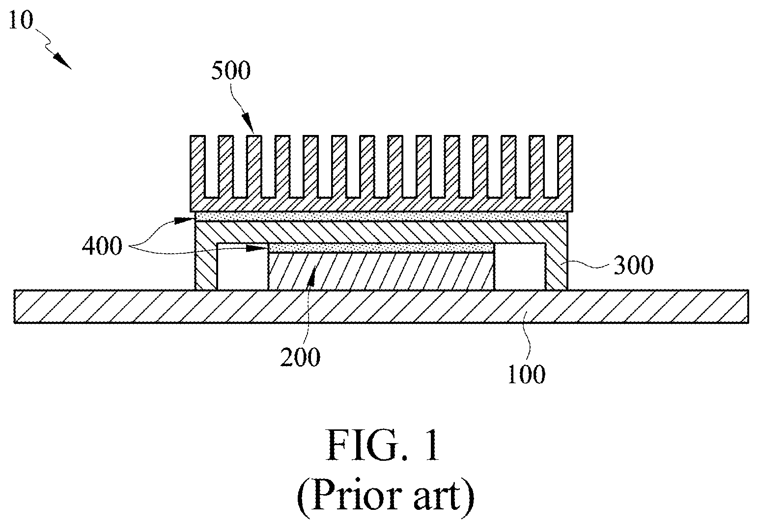 Patent US12320593 Figure 1 – Integrated vapor chamber