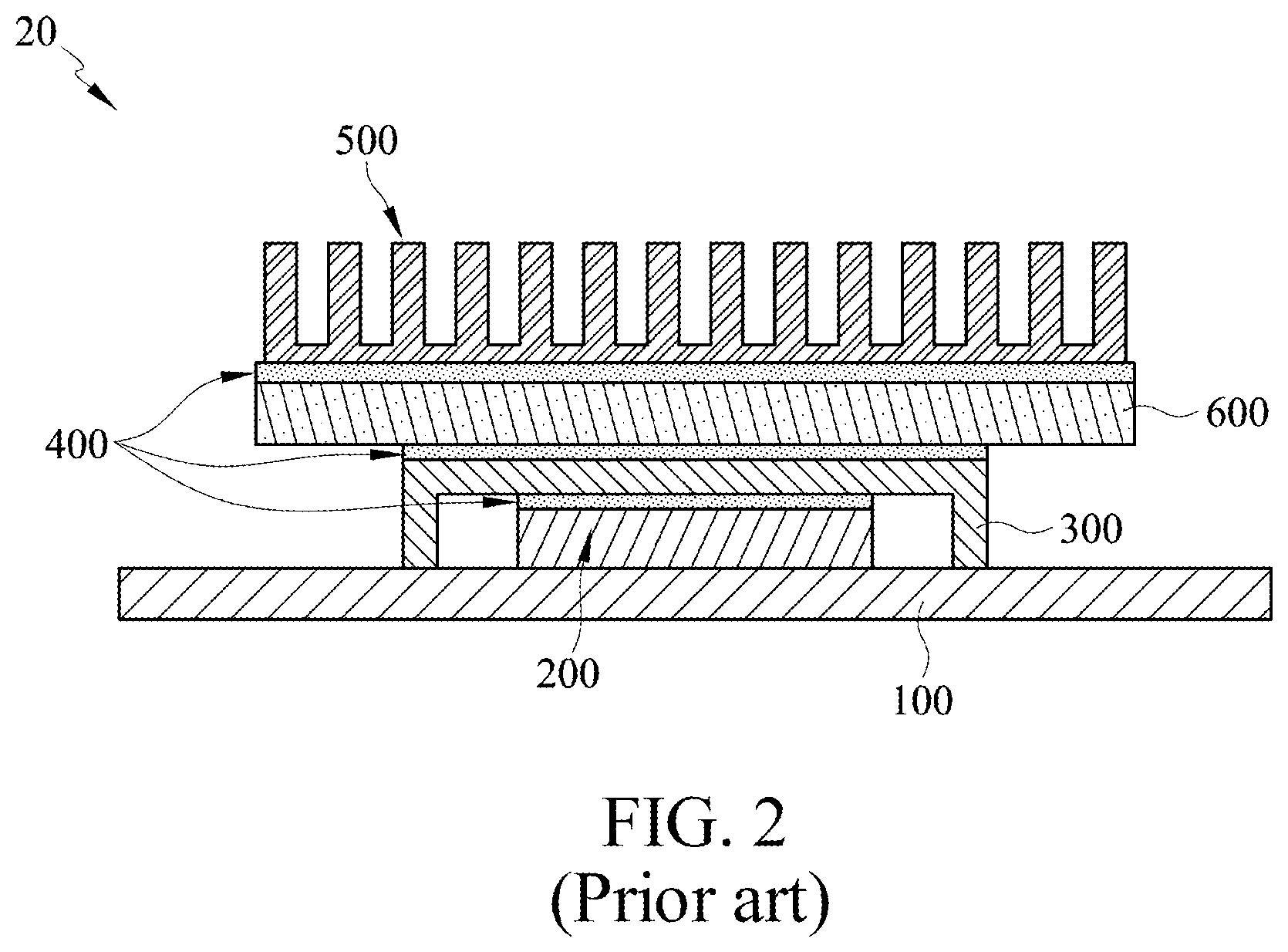 Patent US12320593 Figure 2 – Integrated vapor chamber