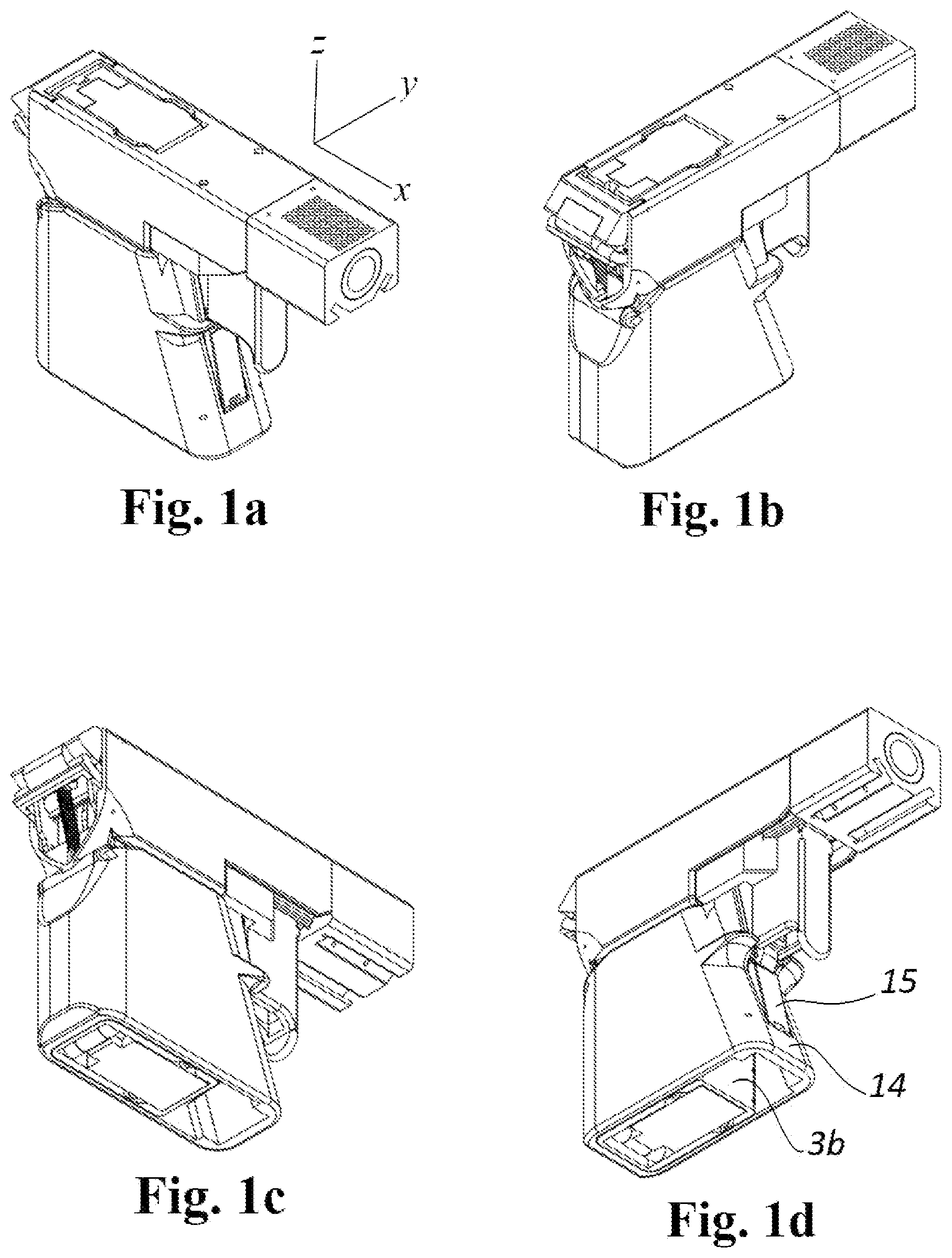 Patent US12320601 Figure 1 – Concealable pistol