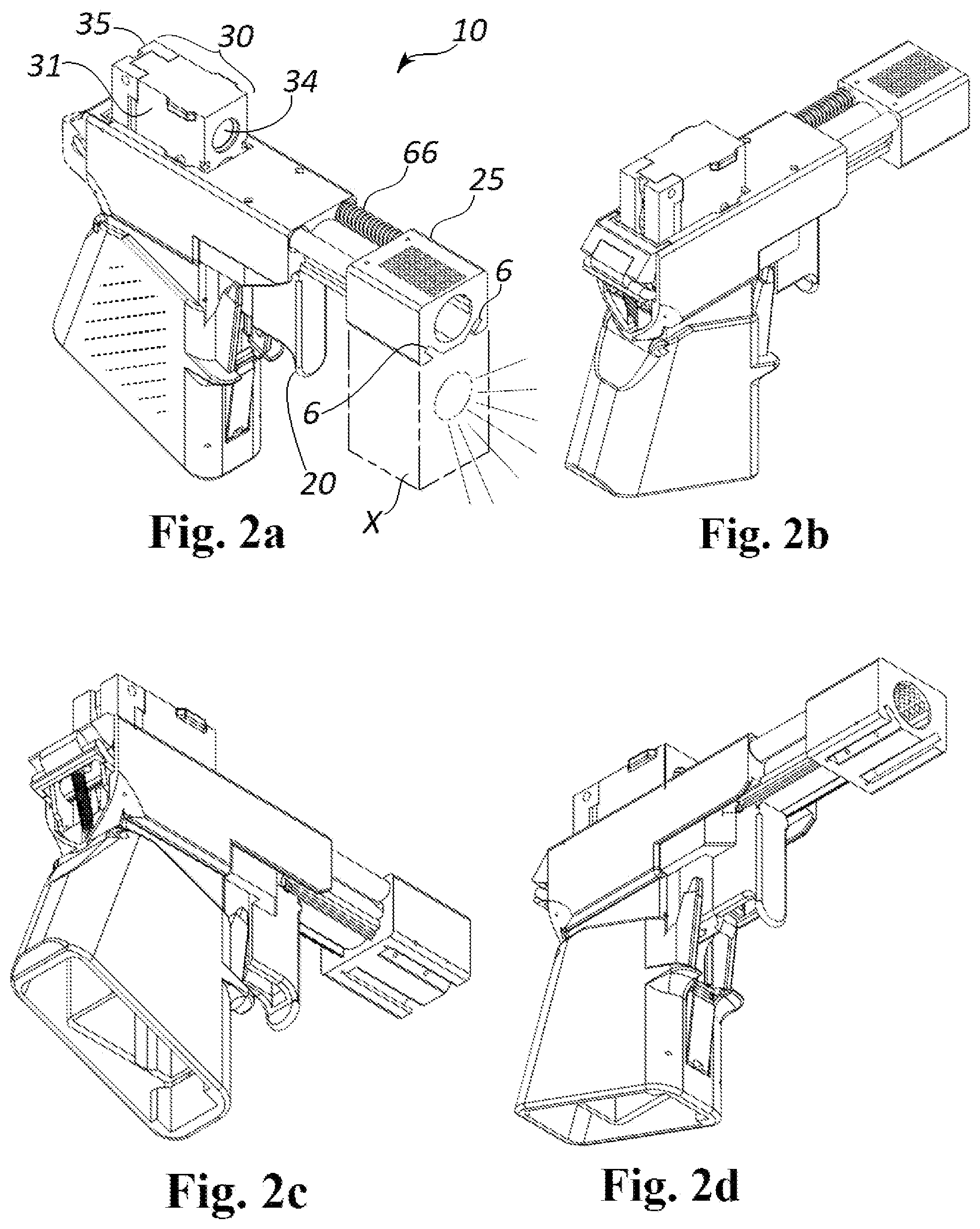 Patent US12320601 Figure 2 – Concealable pistol