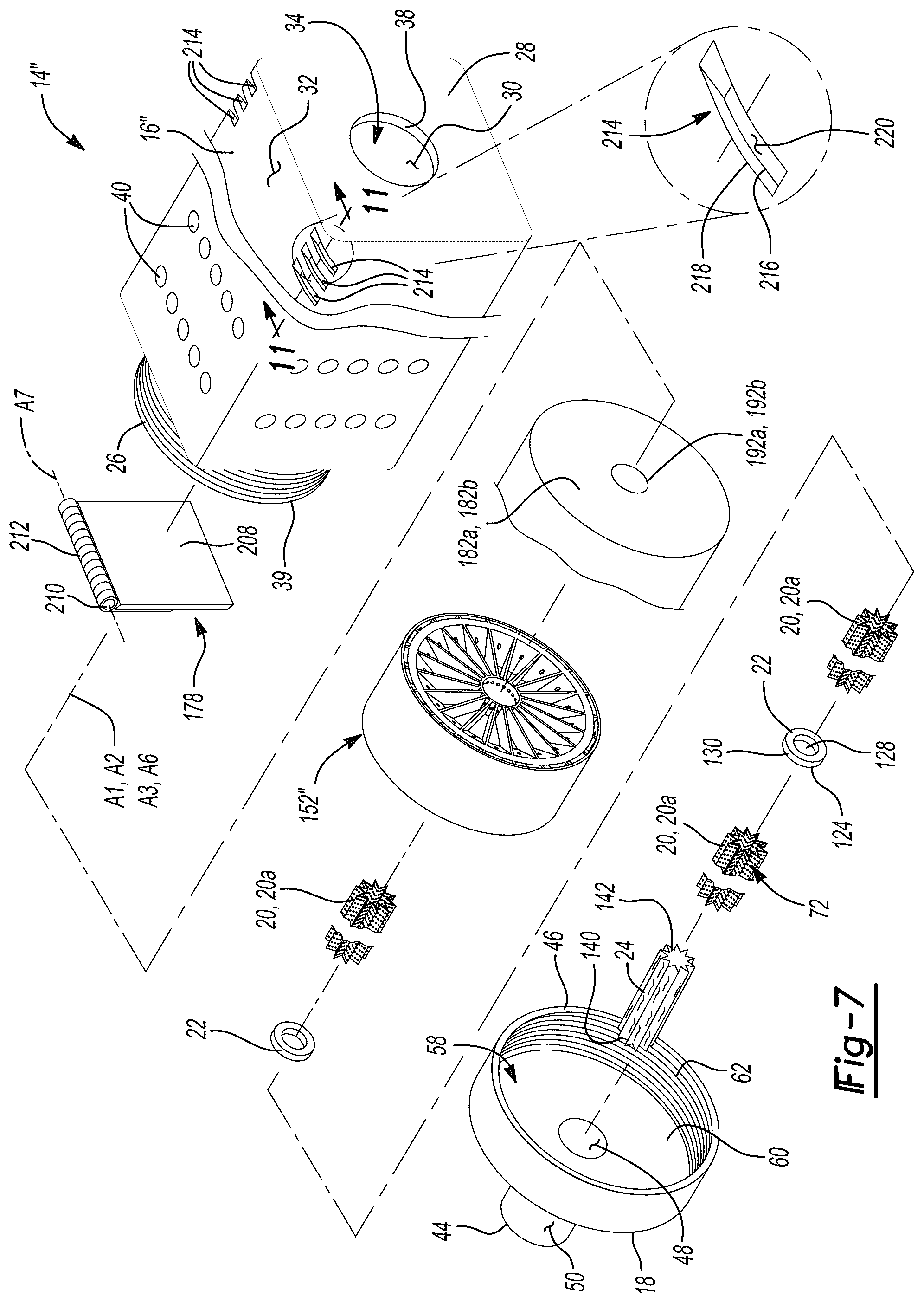 Patent US12320603 Figure 8 – Firearm sound suppressor