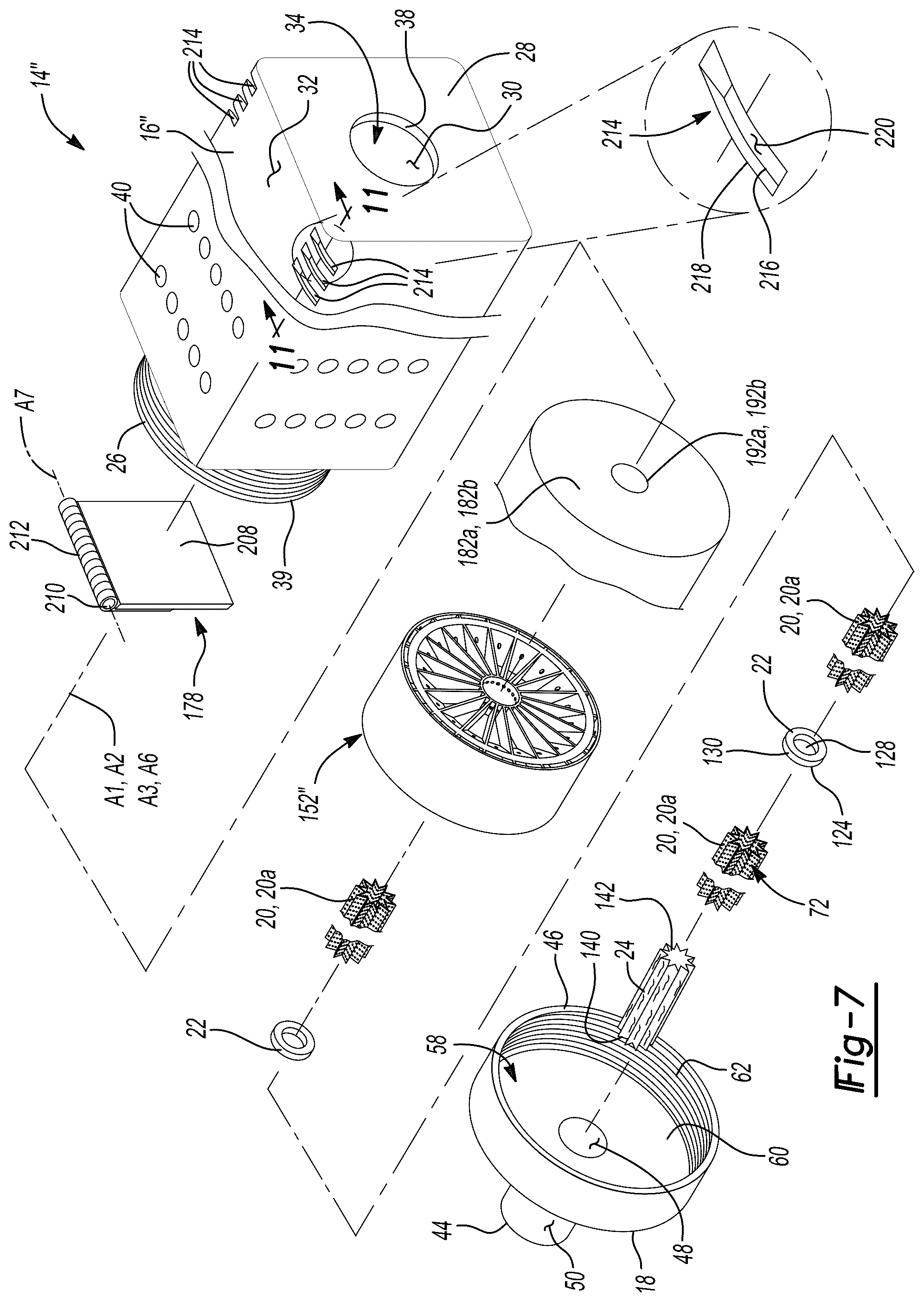 Patent US12320604 Figure 8 – Firearm sound suppressor